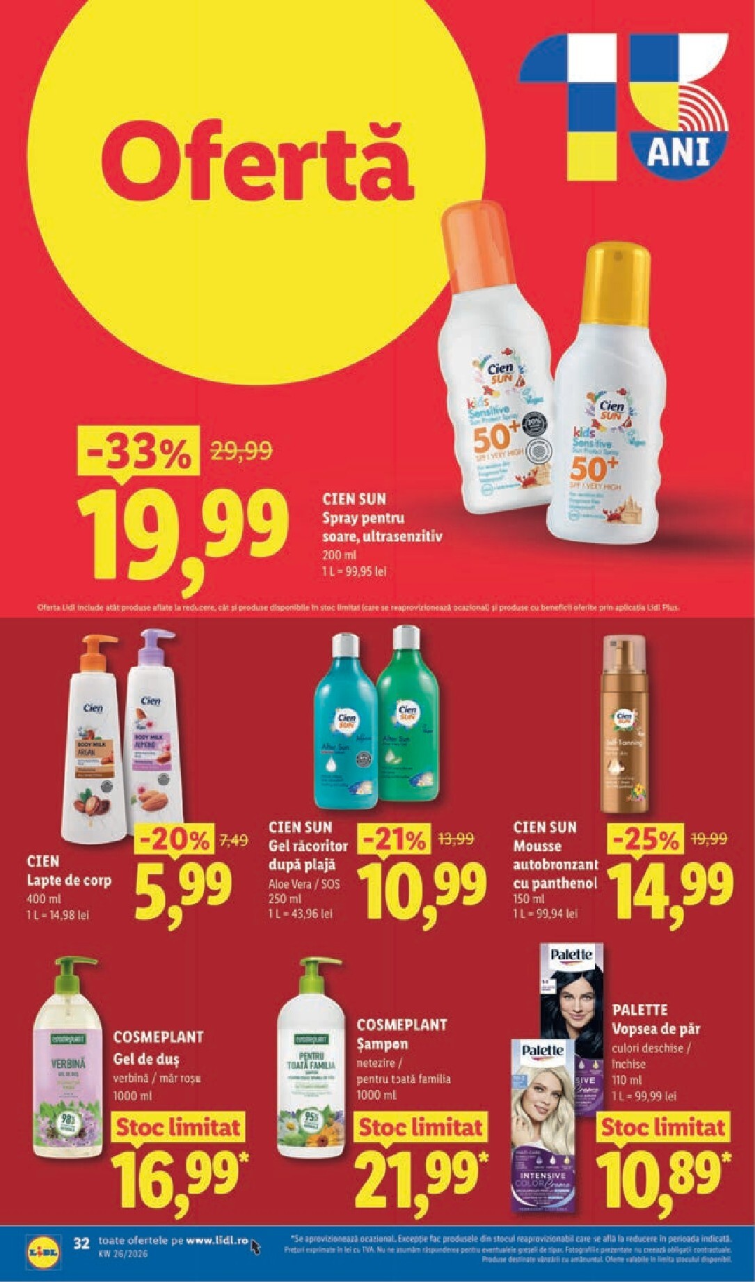 lidl - Lidl pliante pentru săptămâna viitoare de la luni 22.06.2026 până la duminică 28.06.2026 - page: 32
