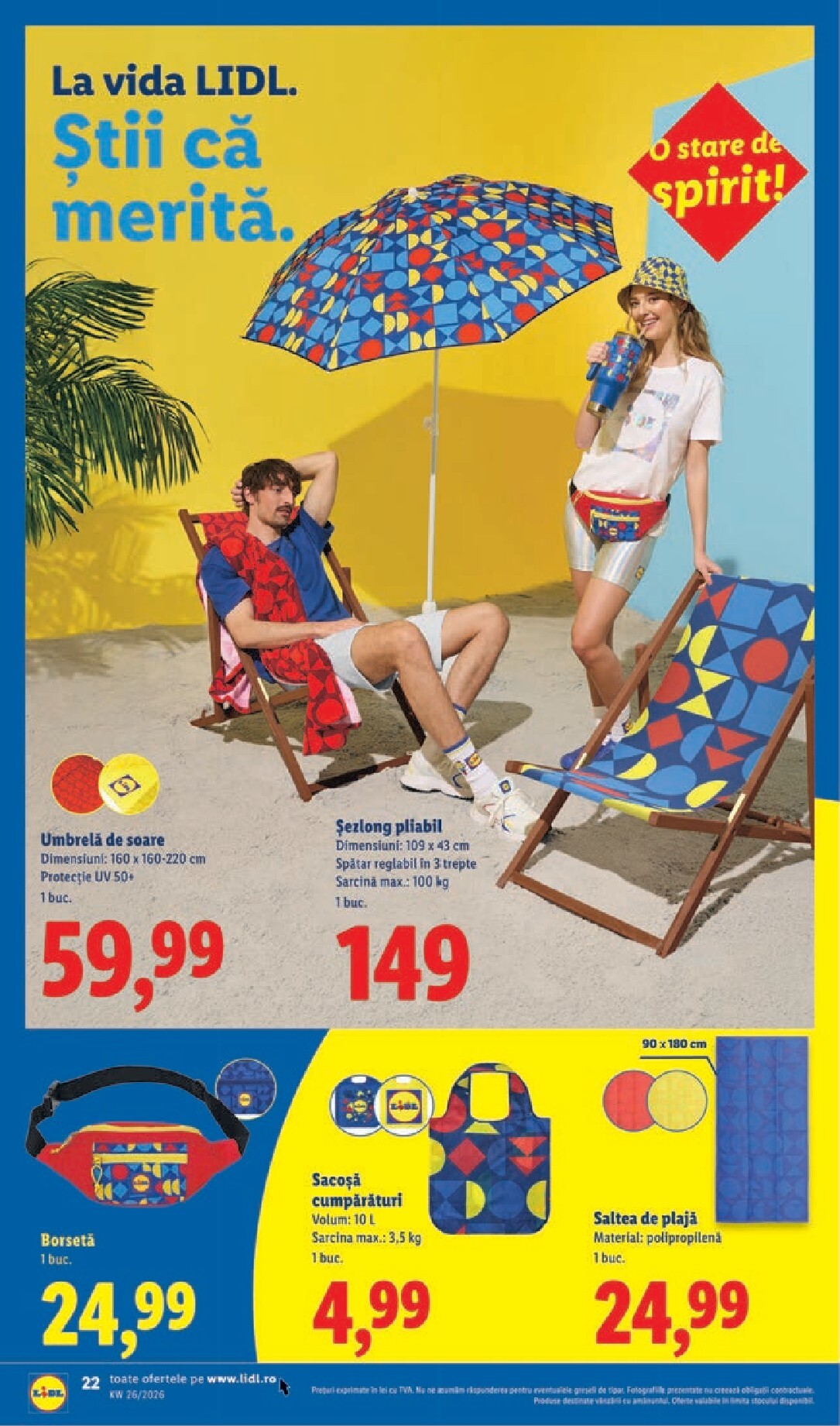 lidl - Lidl pliante pentru săptămâna viitoare de la luni 22.06.2026 până la duminică 28.06.2026 - page: 22