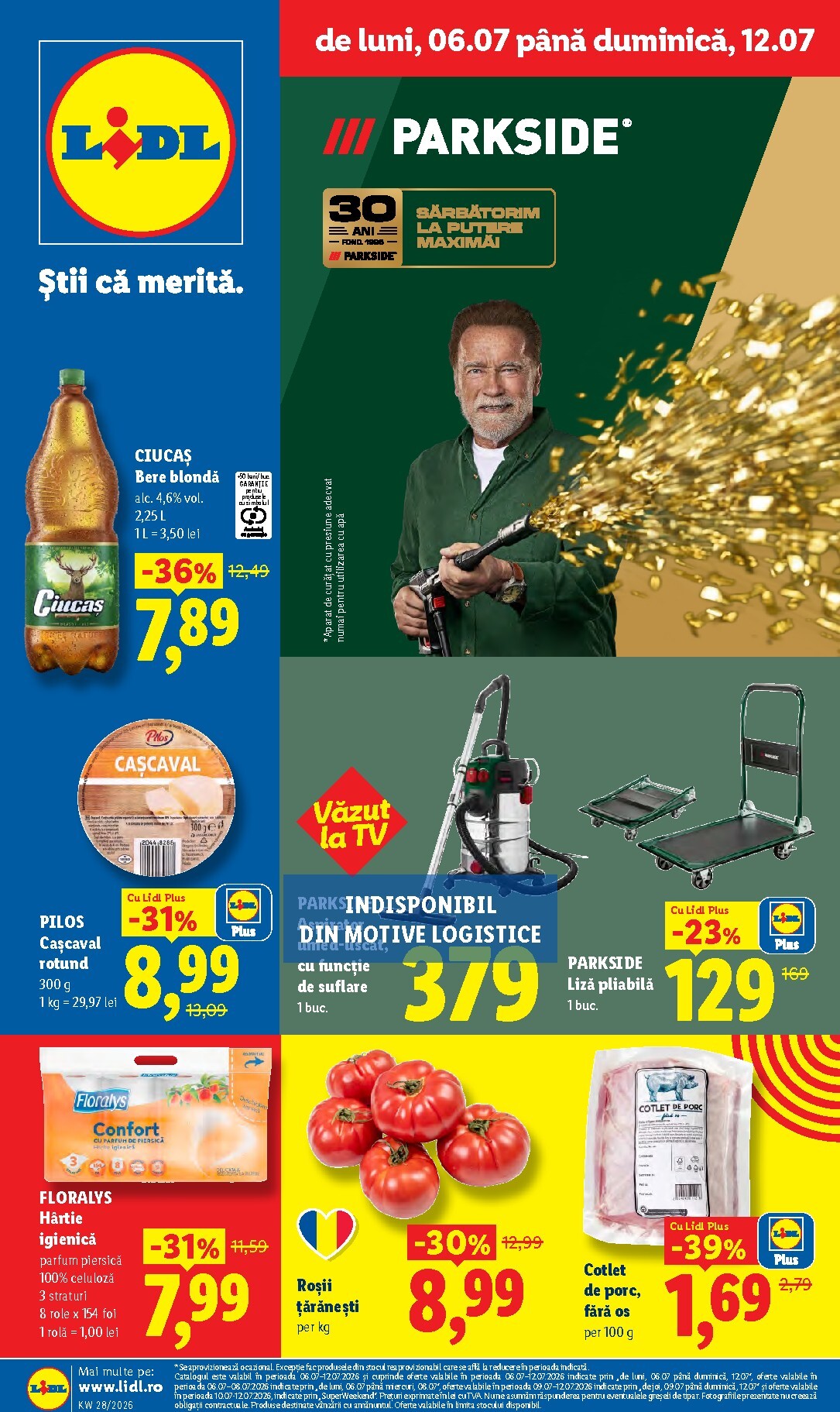 lidl - Brosura Lidl valabilă de la luni 06.07.2026 până la duminică 12.07.2026