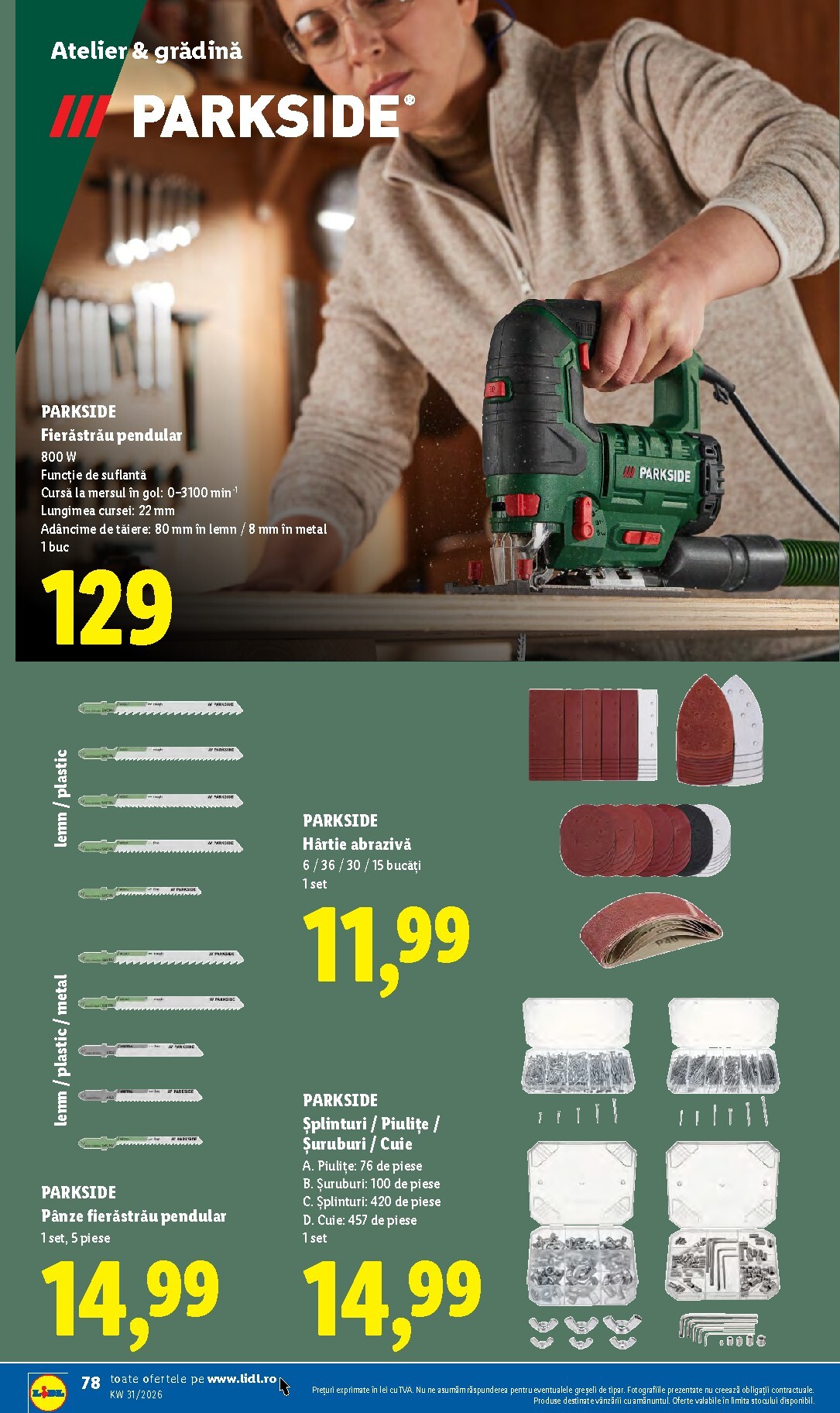lidl - Lidl pliante pentru săptămâna viitoare de la luni 10.08.2026 până la duminică 16.08.2026 - page: 78