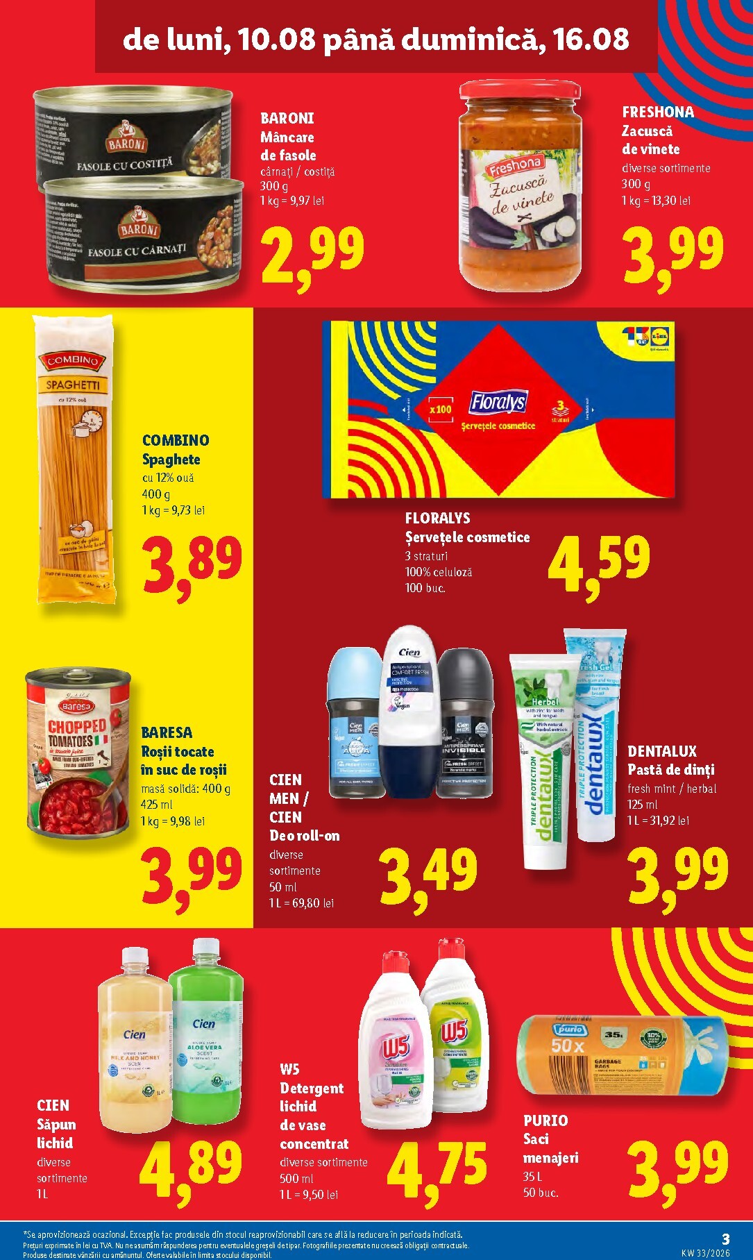 lidl - Lidl pliante pentru săptămâna viitoare de la luni 10.08.2026 până la duminică 16.08.2026 - page: 3