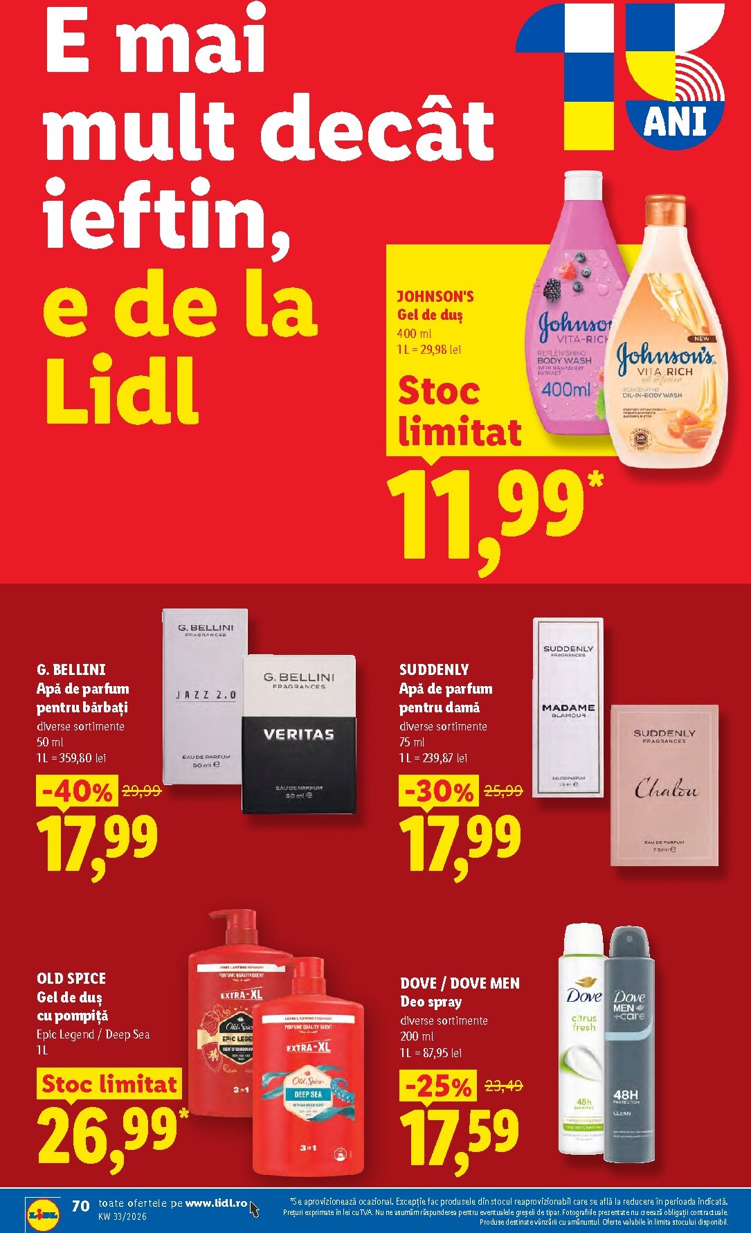 lidl - Lidl pliante pentru săptămâna viitoare de la luni 10.08.2026 până la duminică 16.08.2026 - page: 70