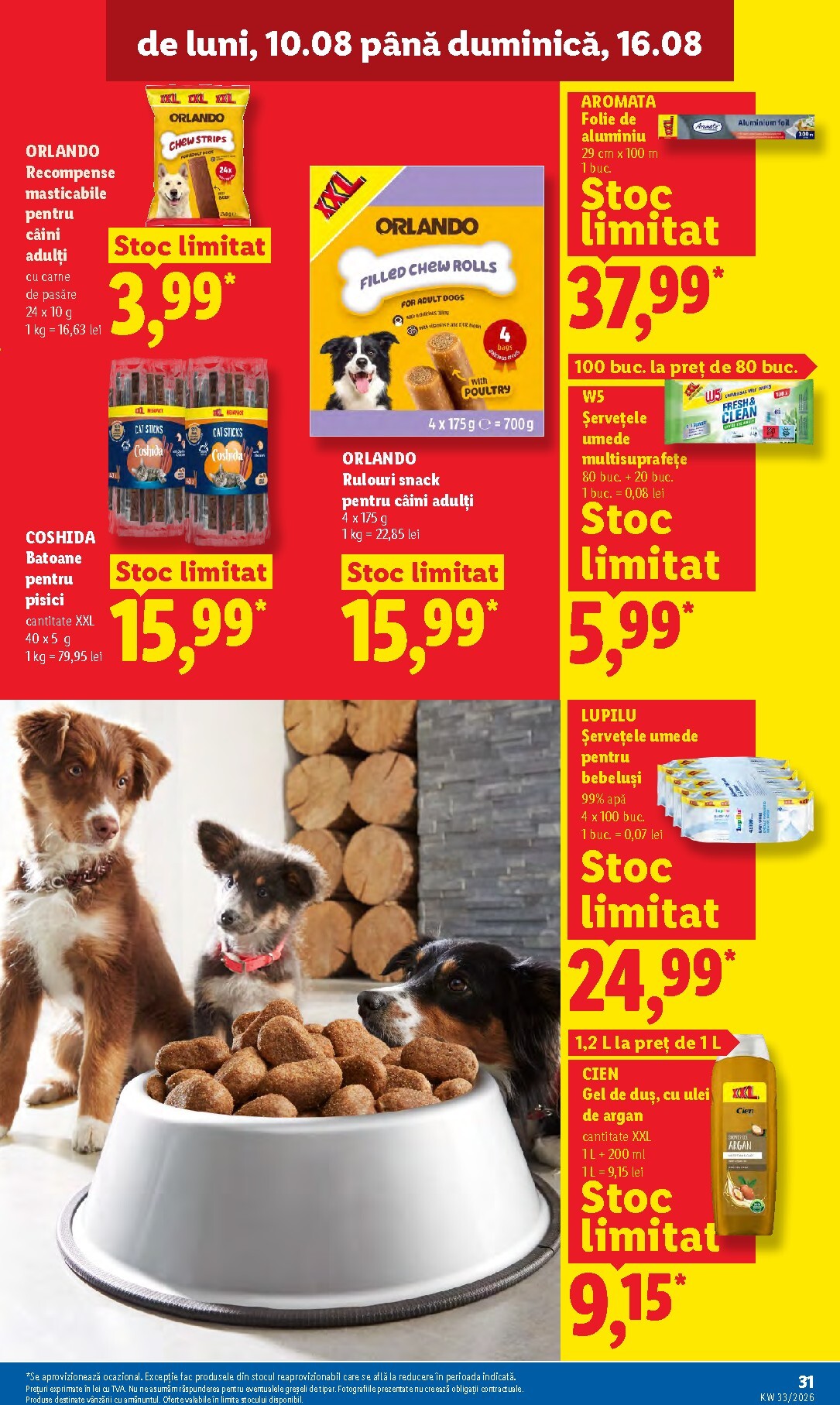 lidl - Lidl pliante pentru săptămâna viitoare de la luni 10.08.2026 până la duminică 16.08.2026 - page: 31