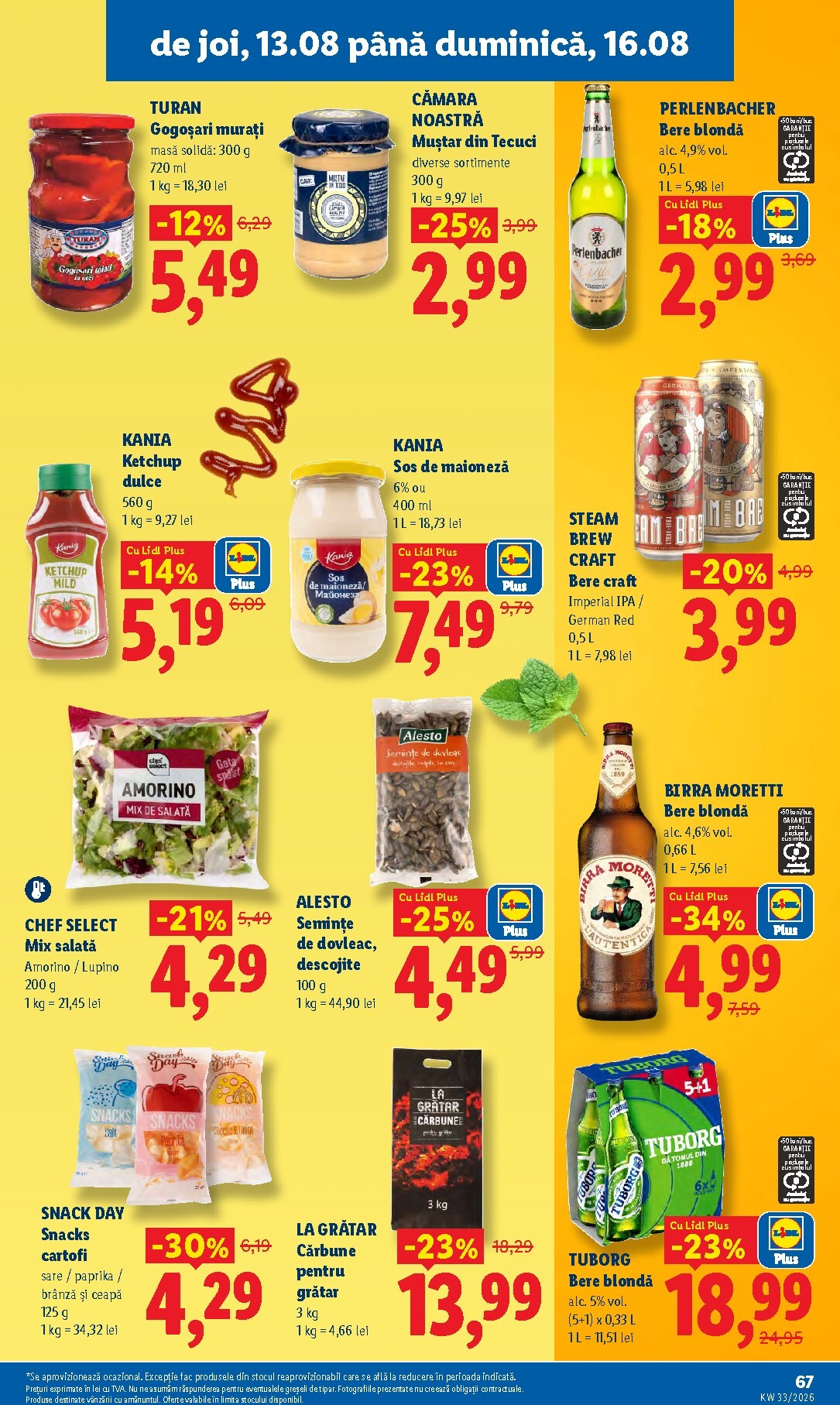 lidl - Lidl pliante pentru săptămâna viitoare de la luni 10.08.2026 până la duminică 16.08.2026 - page: 67