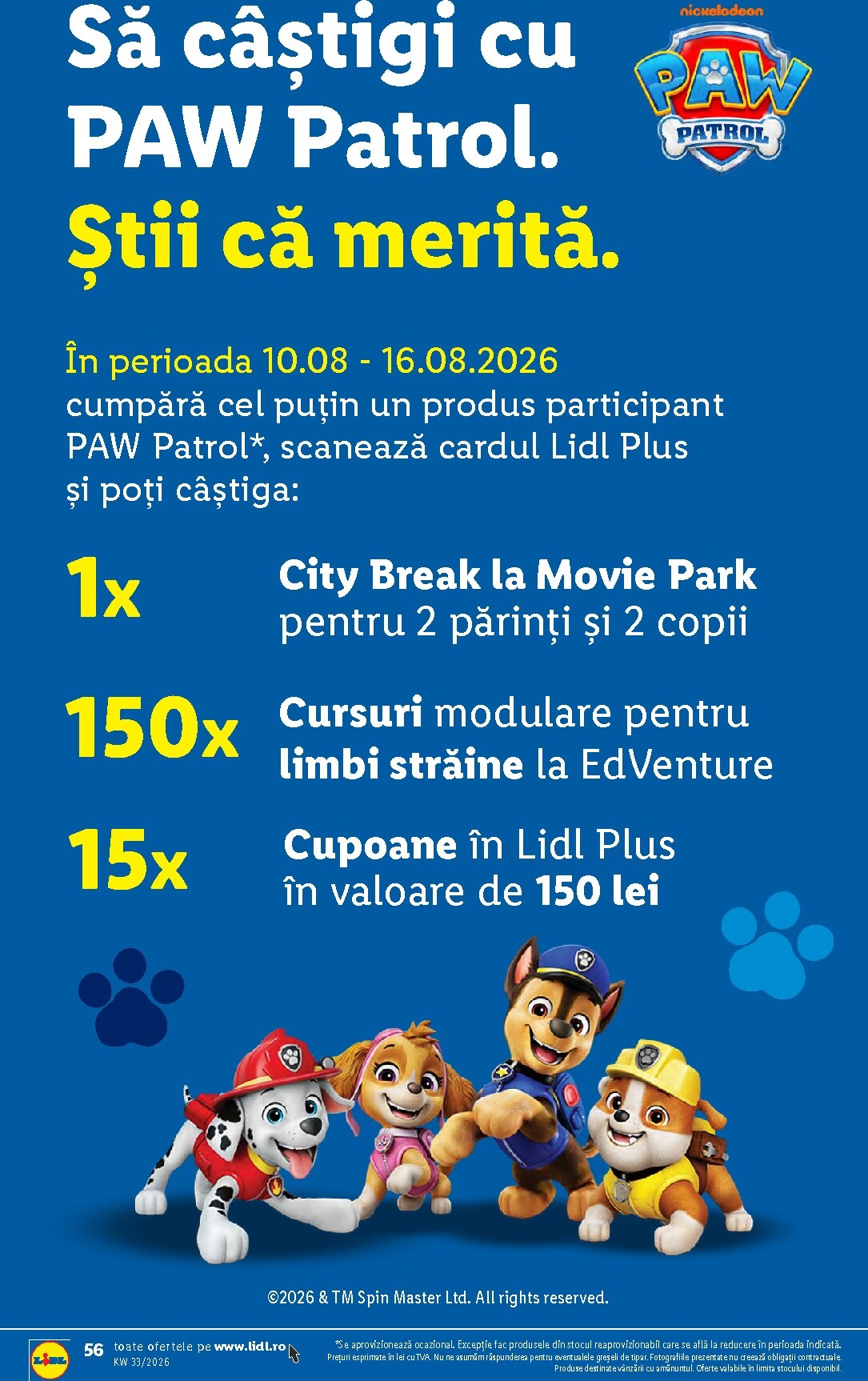 lidl - Lidl pliante pentru săptămâna viitoare de la luni 10.08.2026 până la duminică 16.08.2026 - page: 56