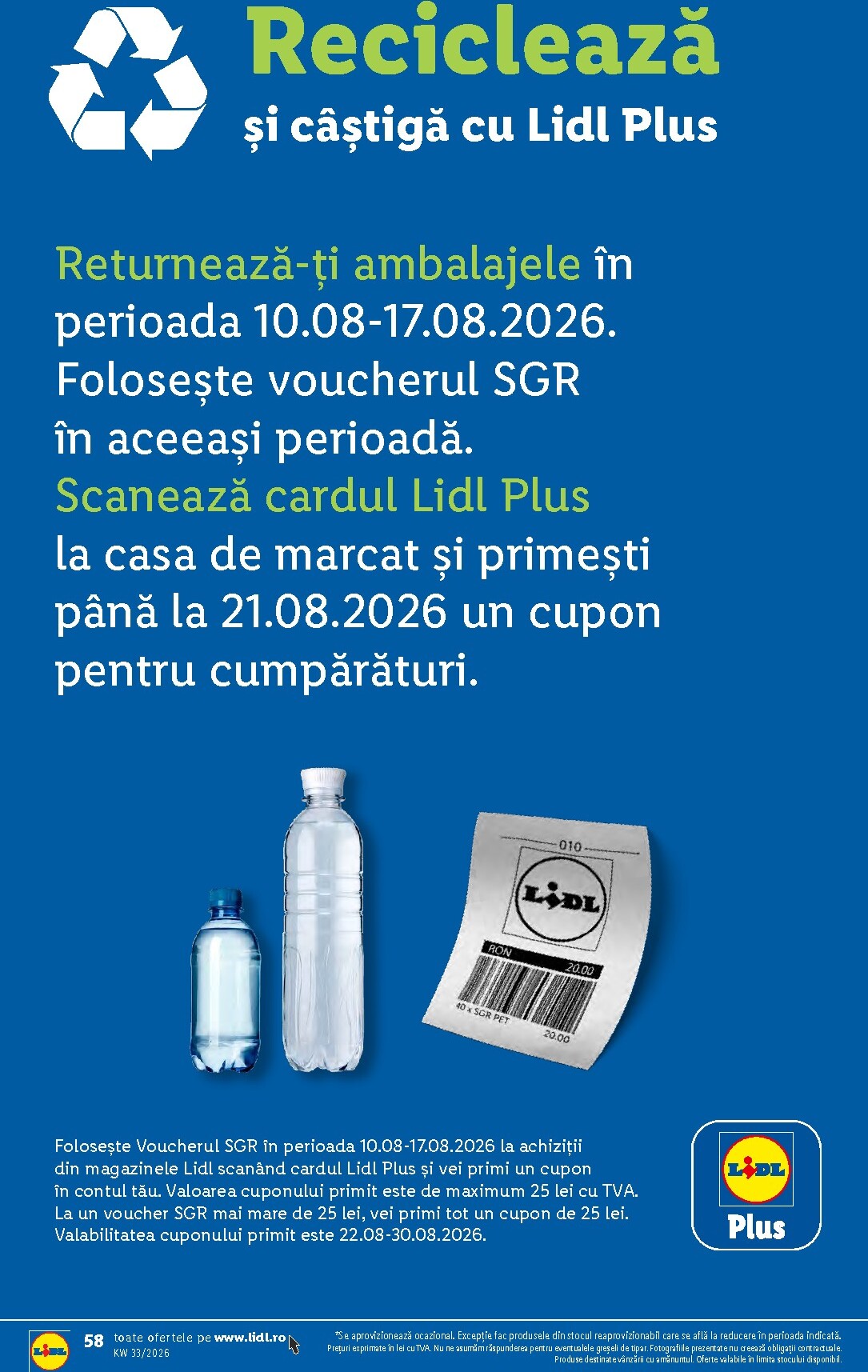 lidl - Lidl pliante pentru săptămâna viitoare de la luni 10.08.2026 până la duminică 16.08.2026 - page: 58