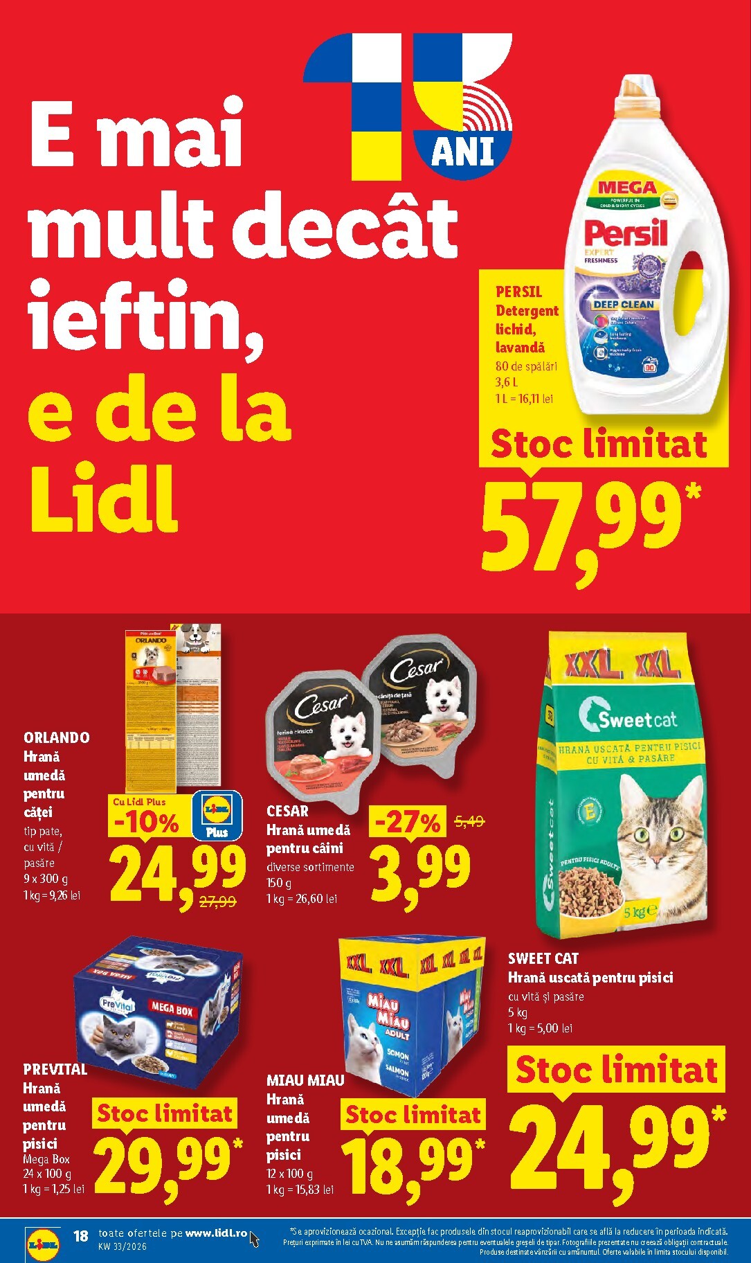 lidl - Lidl pliante pentru săptămâna viitoare de la luni 10.08.2026 până la duminică 16.08.2026 - page: 18