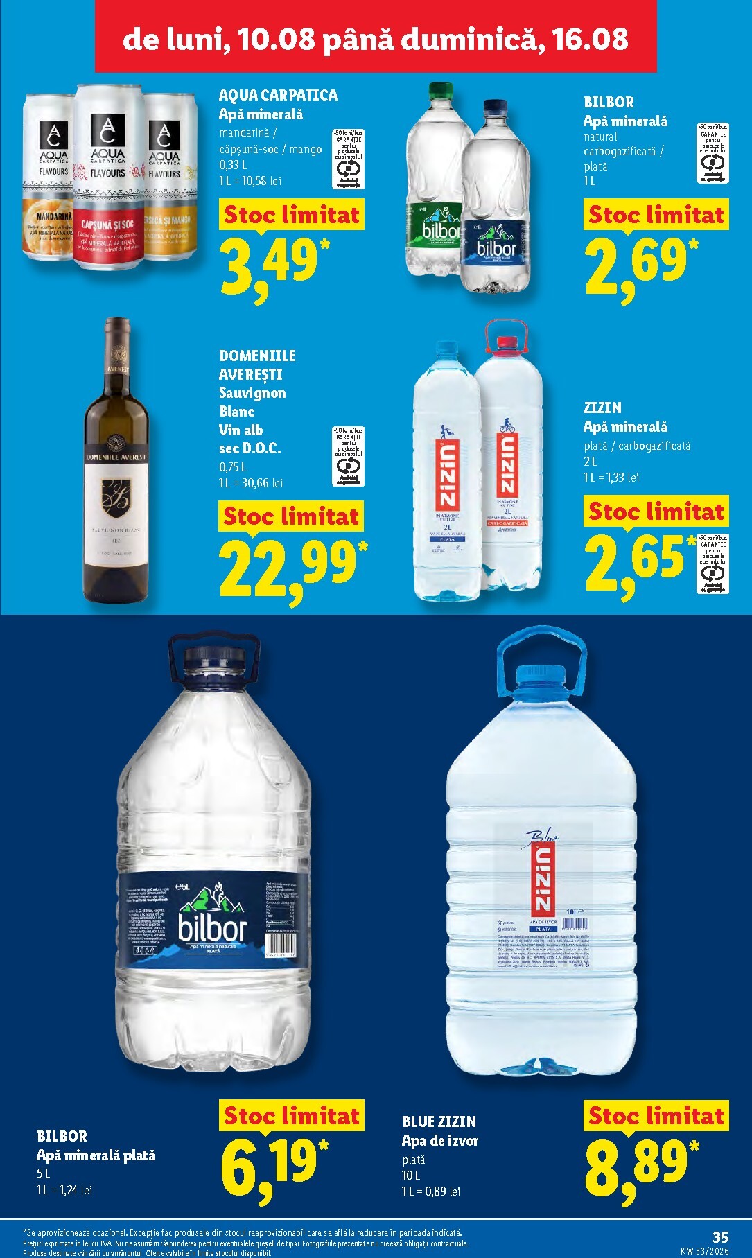 lidl - Lidl pliante pentru săptămâna viitoare de la luni 10.08.2026 până la duminică 16.08.2026 - page: 35