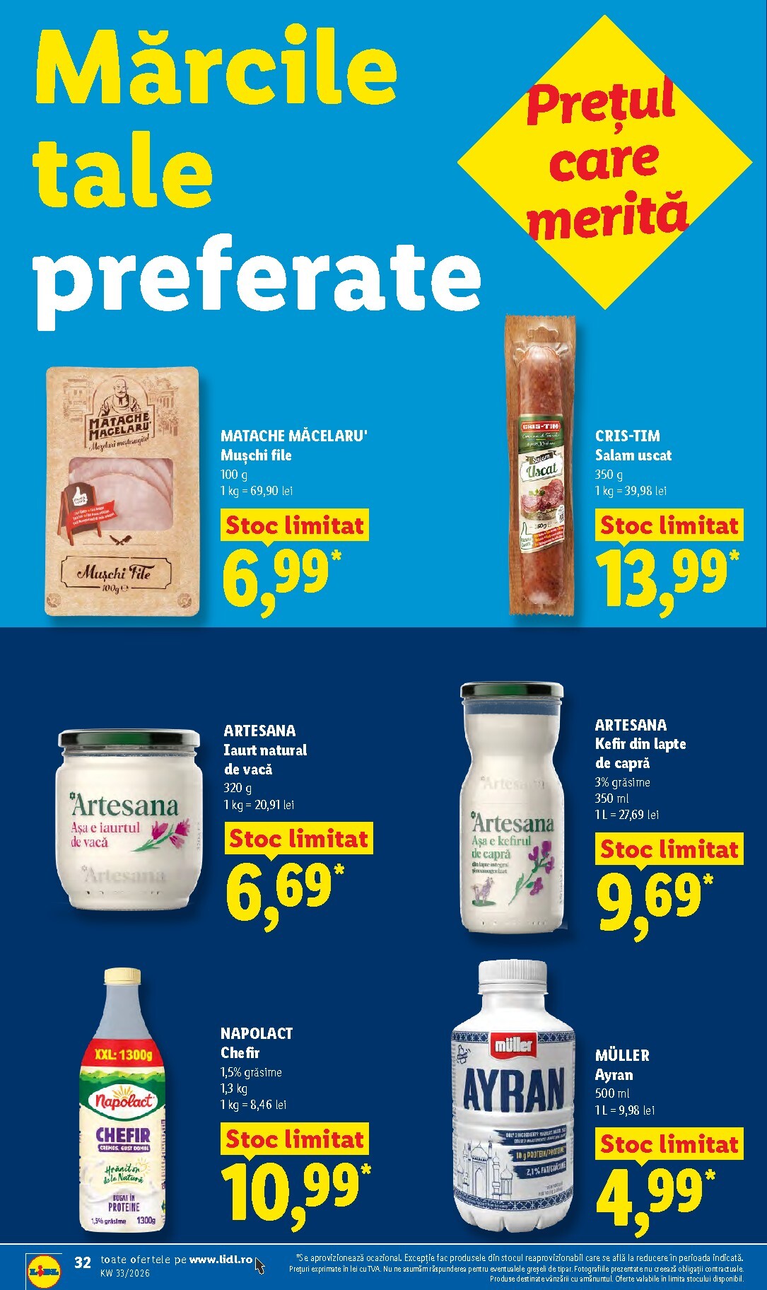 lidl - Lidl pliante pentru săptămâna viitoare de la luni 10.08.2026 până la duminică 16.08.2026 - page: 32