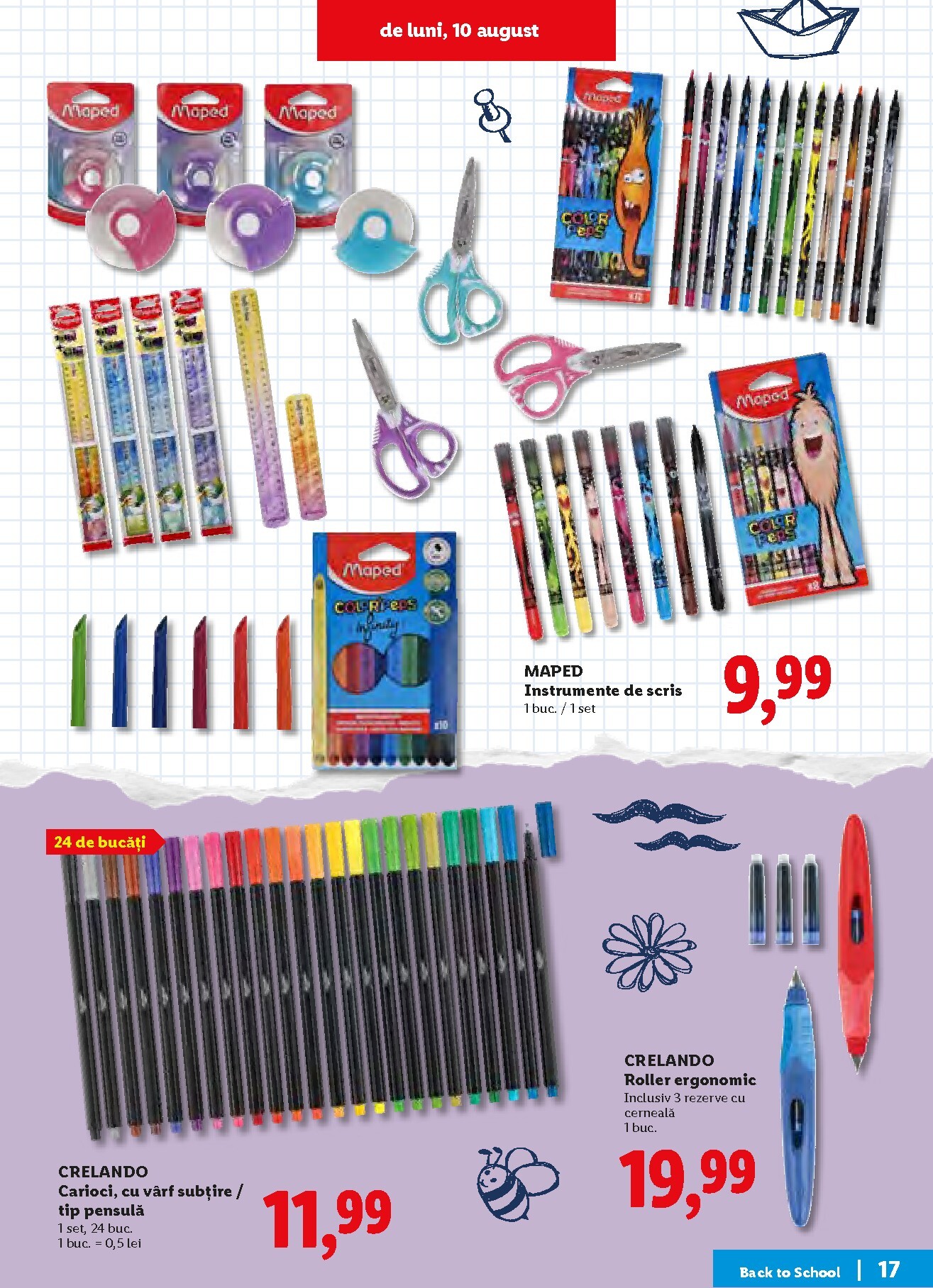 lidl - Lidl - Back to school pliante pentru săptămâna viitoare de la luni 10.08.2026 până la duminică 30.08.2026 - page: 17