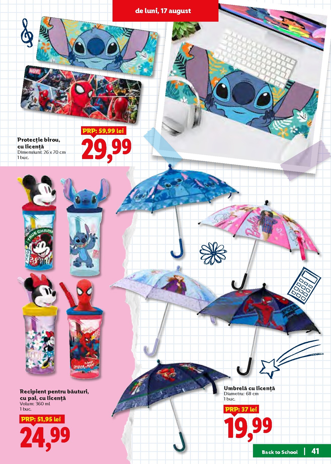 lidl - Lidl - Back to school pliante pentru săptămâna viitoare de la luni 10.08.2026 până la duminică 30.08.2026 - page: 41