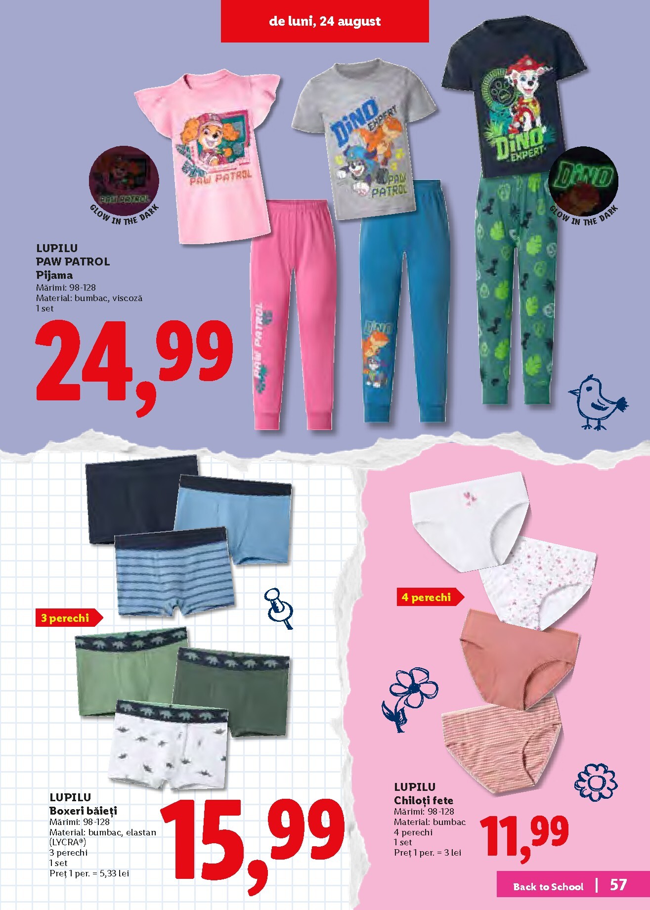 lidl - Lidl - Back to school pliante pentru săptămâna viitoare de la luni 10.08.2026 până la duminică 30.08.2026 - page: 57