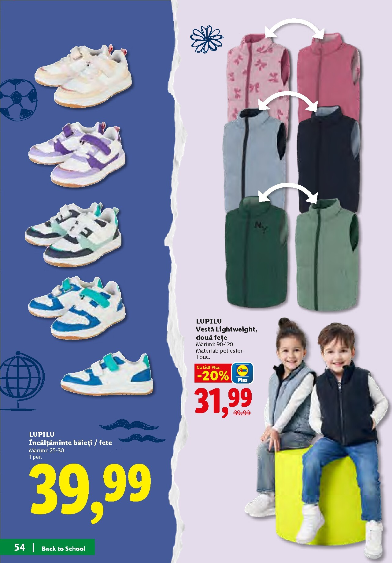 lidl - Lidl - Back to school pliante pentru săptămâna viitoare de la luni 10.08.2026 până la duminică 30.08.2026 - page: 54