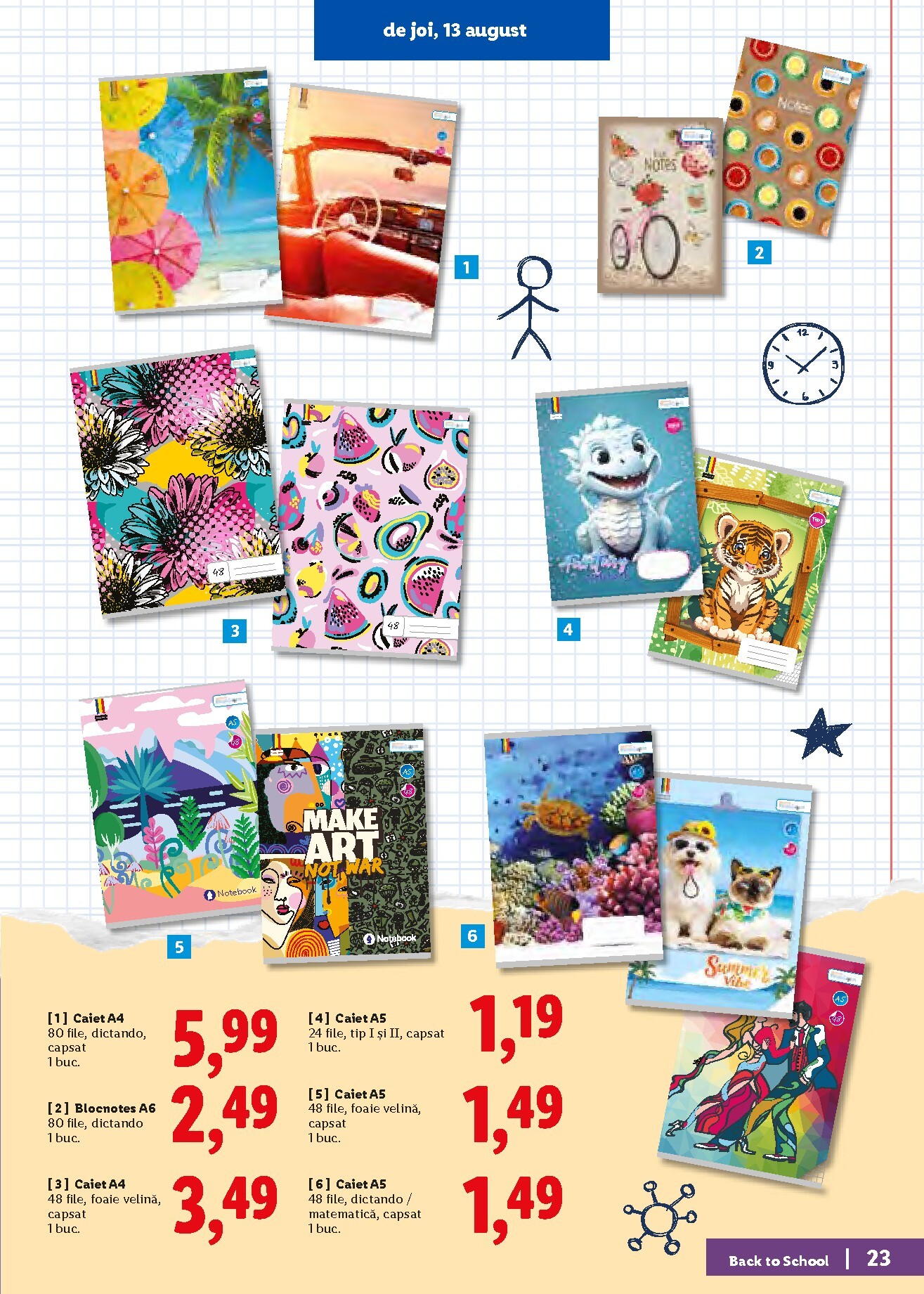 lidl - Lidl - Back to school pliante pentru săptămâna viitoare de la luni 10.08.2026 până la duminică 30.08.2026 - page: 23