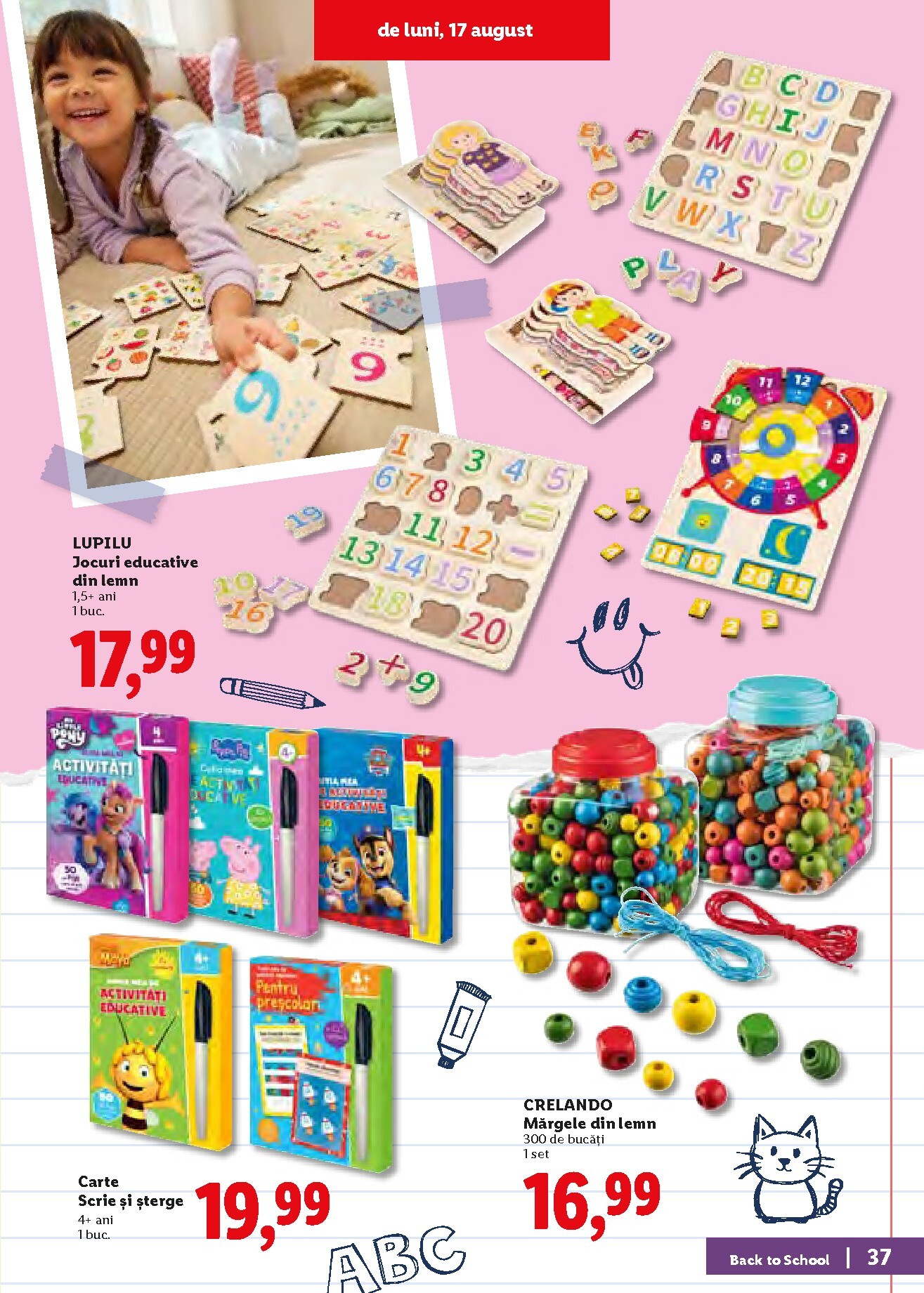lidl - Lidl - Back to school pliante pentru săptămâna viitoare de la luni 10.08.2026 până la duminică 30.08.2026 - page: 37