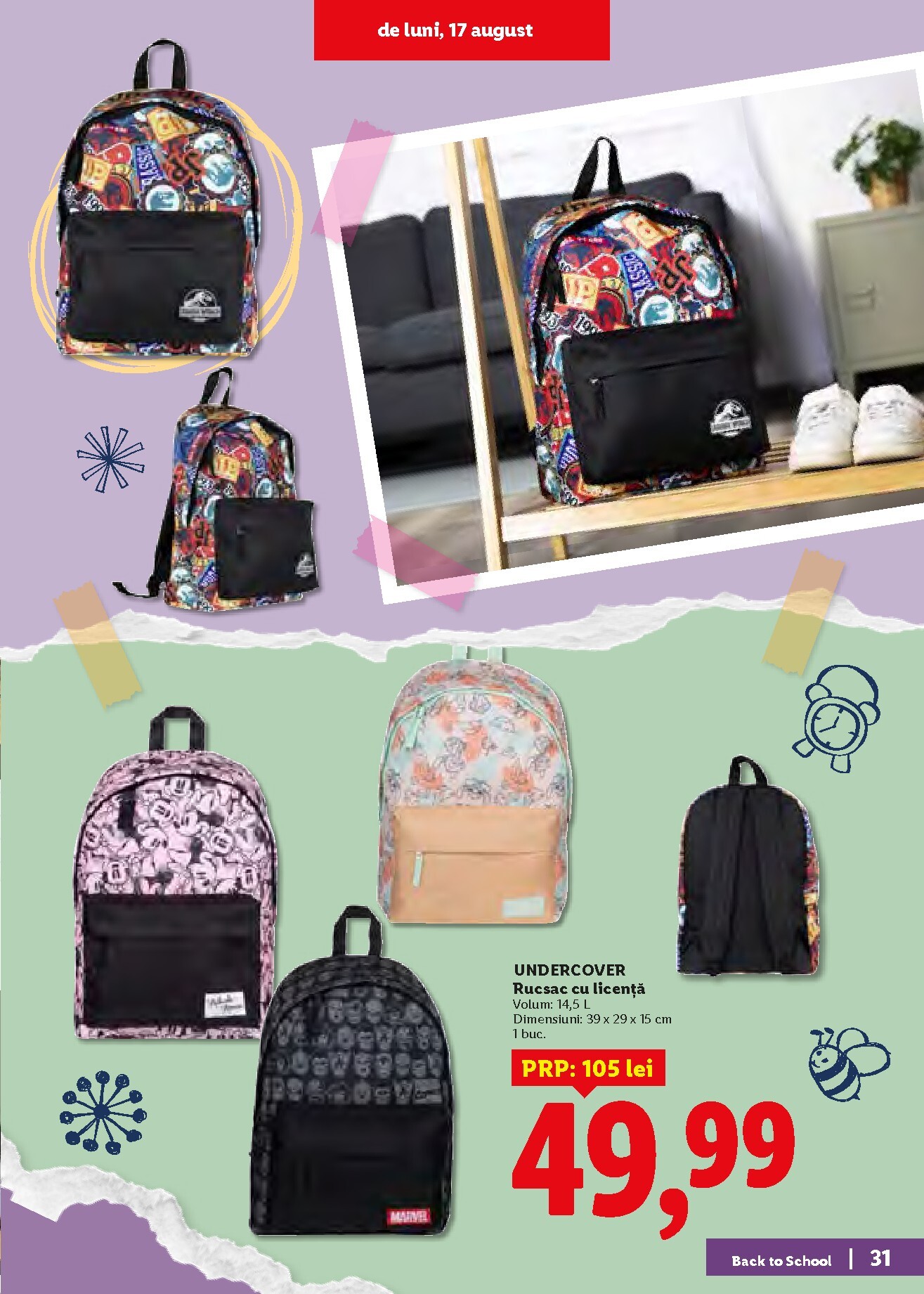 lidl - Lidl - Back to school pliante pentru săptămâna viitoare de la luni 10.08.2026 până la duminică 30.08.2026 - page: 31