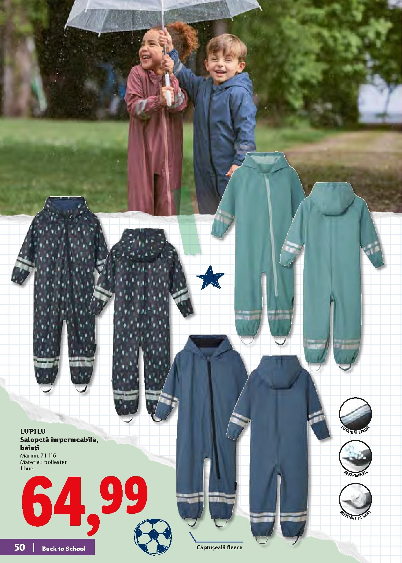 lidl - Lidl - Back to school pliante pentru săptămâna viitoare de la luni 10.08.2026 până la duminică 30.08.2026 - page: 50