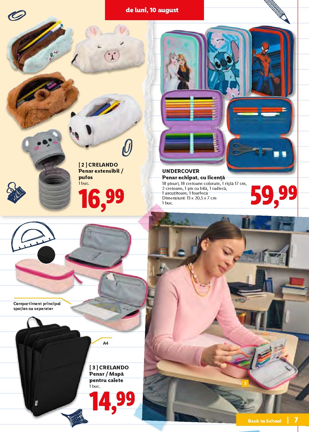 lidl - Lidl - Back to school pliante pentru săptămâna viitoare de la luni 10.08.2026 până la duminică 30.08.2026 - page: 7