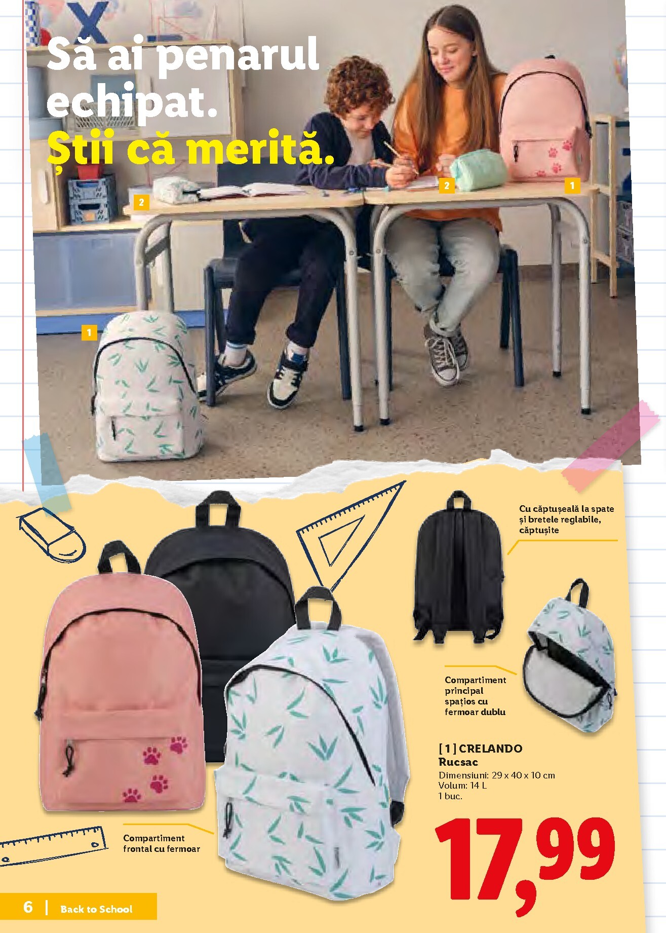 lidl - Lidl - Back to school pliante pentru săptămâna viitoare de la luni 10.08.2026 până la duminică 30.08.2026 - page: 6