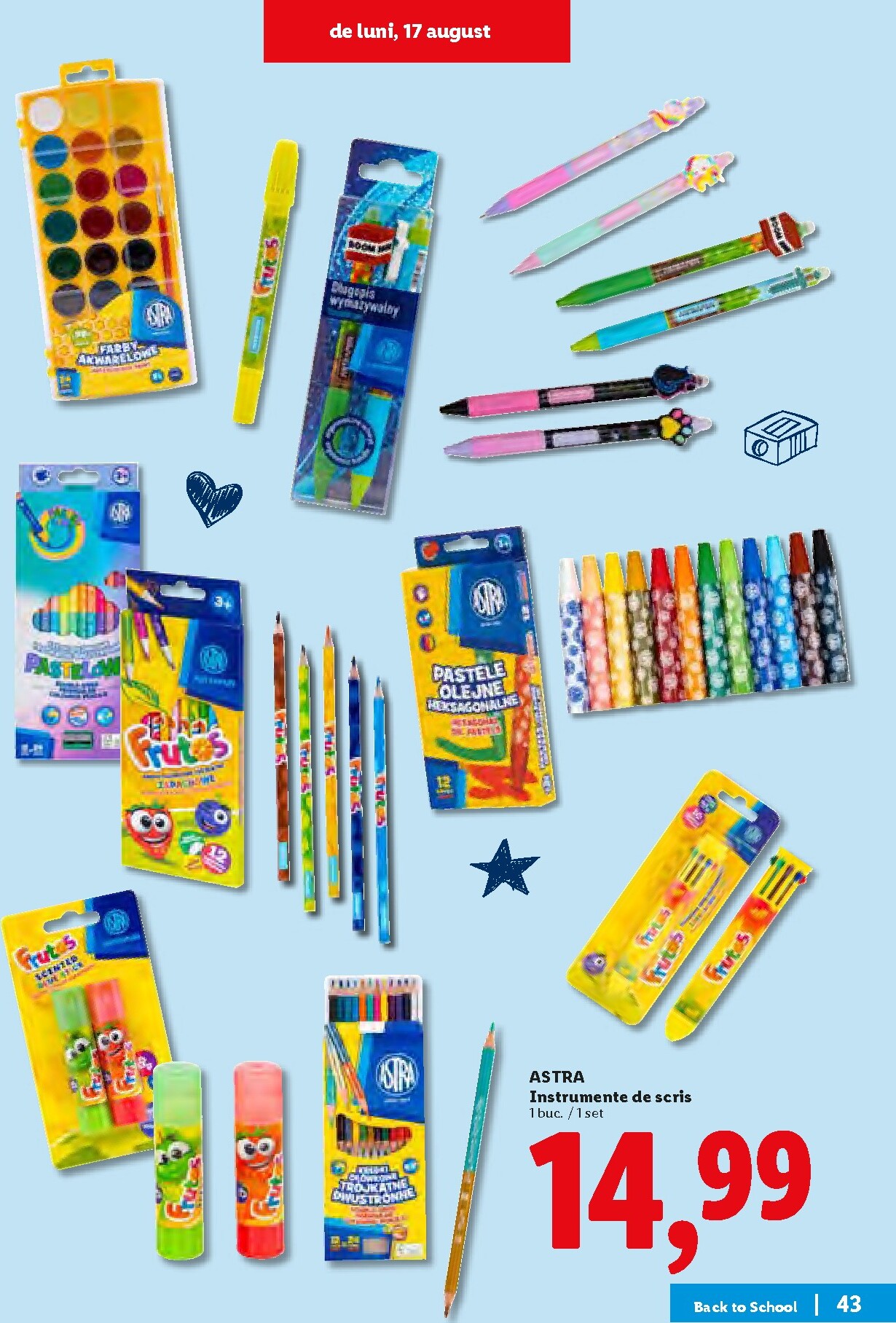 lidl - Lidl - Back to school pliante pentru săptămâna viitoare de la luni 10.08.2026 până la duminică 30.08.2026 - page: 43