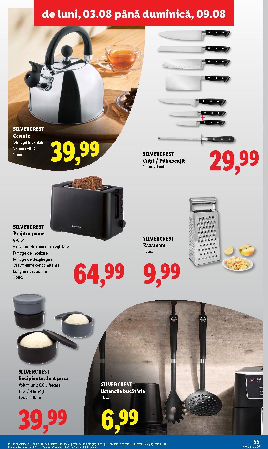 lidl - Brosura Lidl valabilă de la luni 03.08.2026 până la duminică 09.08.2026 - page: 55