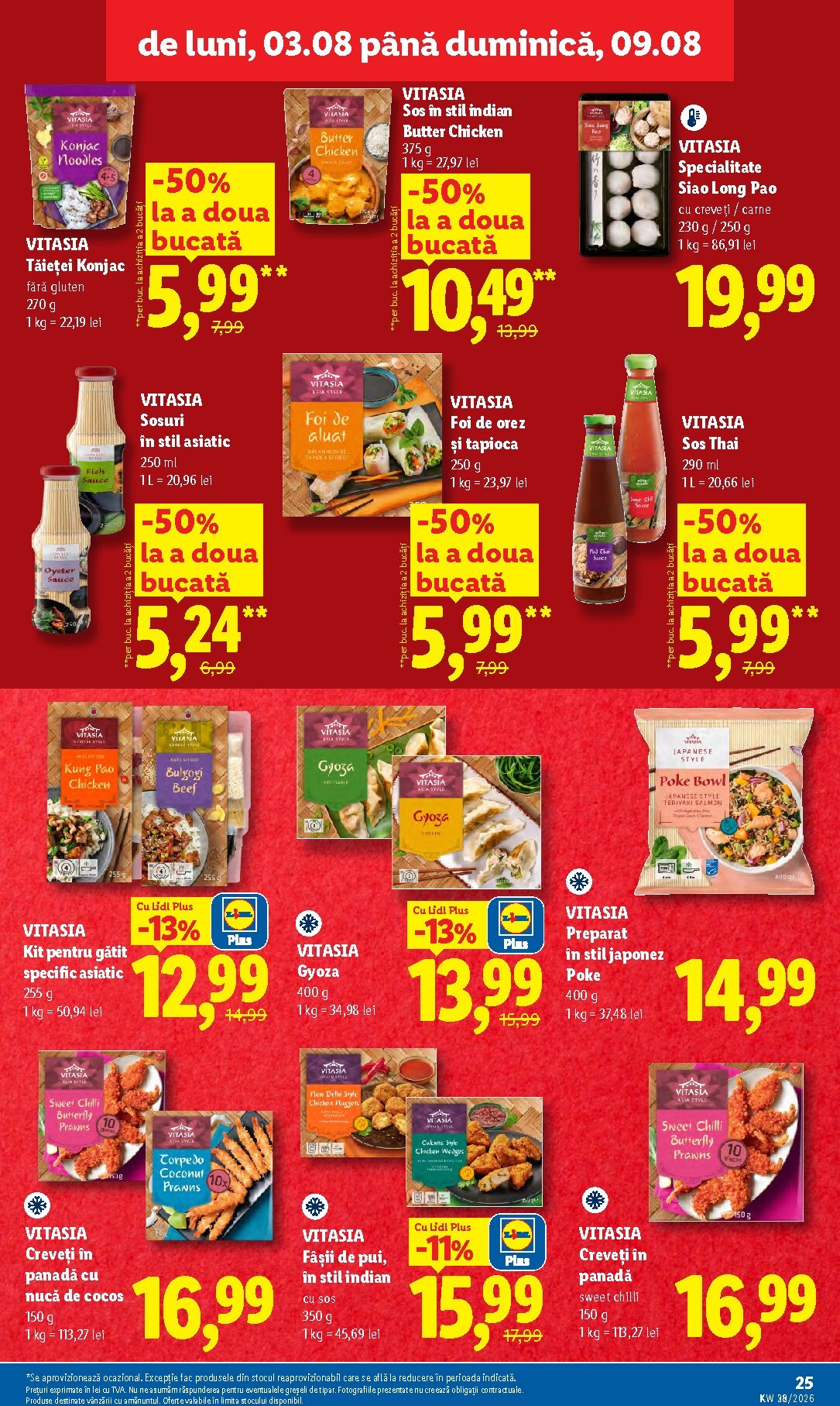 lidl - Brosura Lidl valabilă de la luni 03.08.2026 până la duminică 09.08.2026 - page: 25