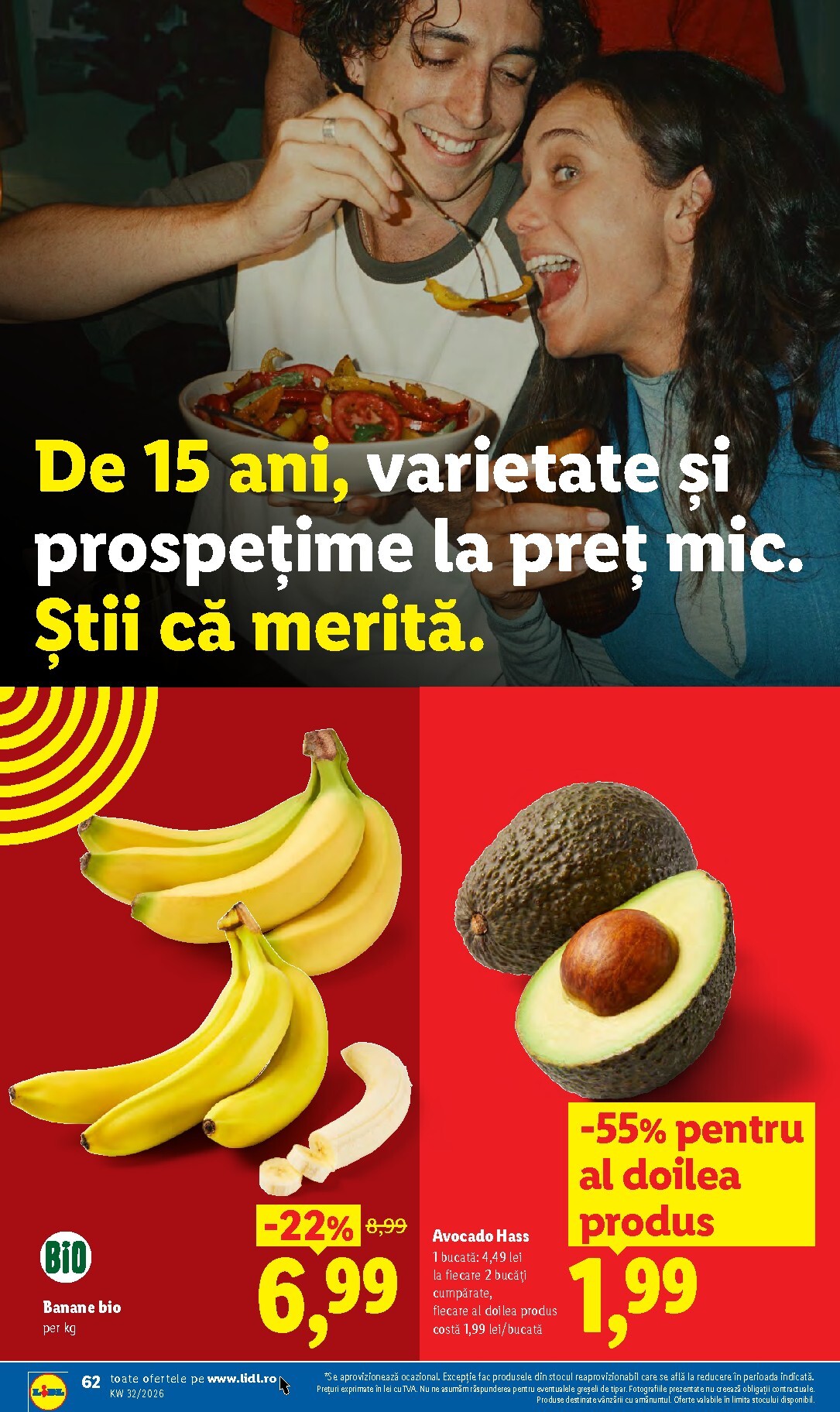 lidl - Brosura Lidl valabilă de la luni 03.08.2026 până la duminică 09.08.2026 - page: 62