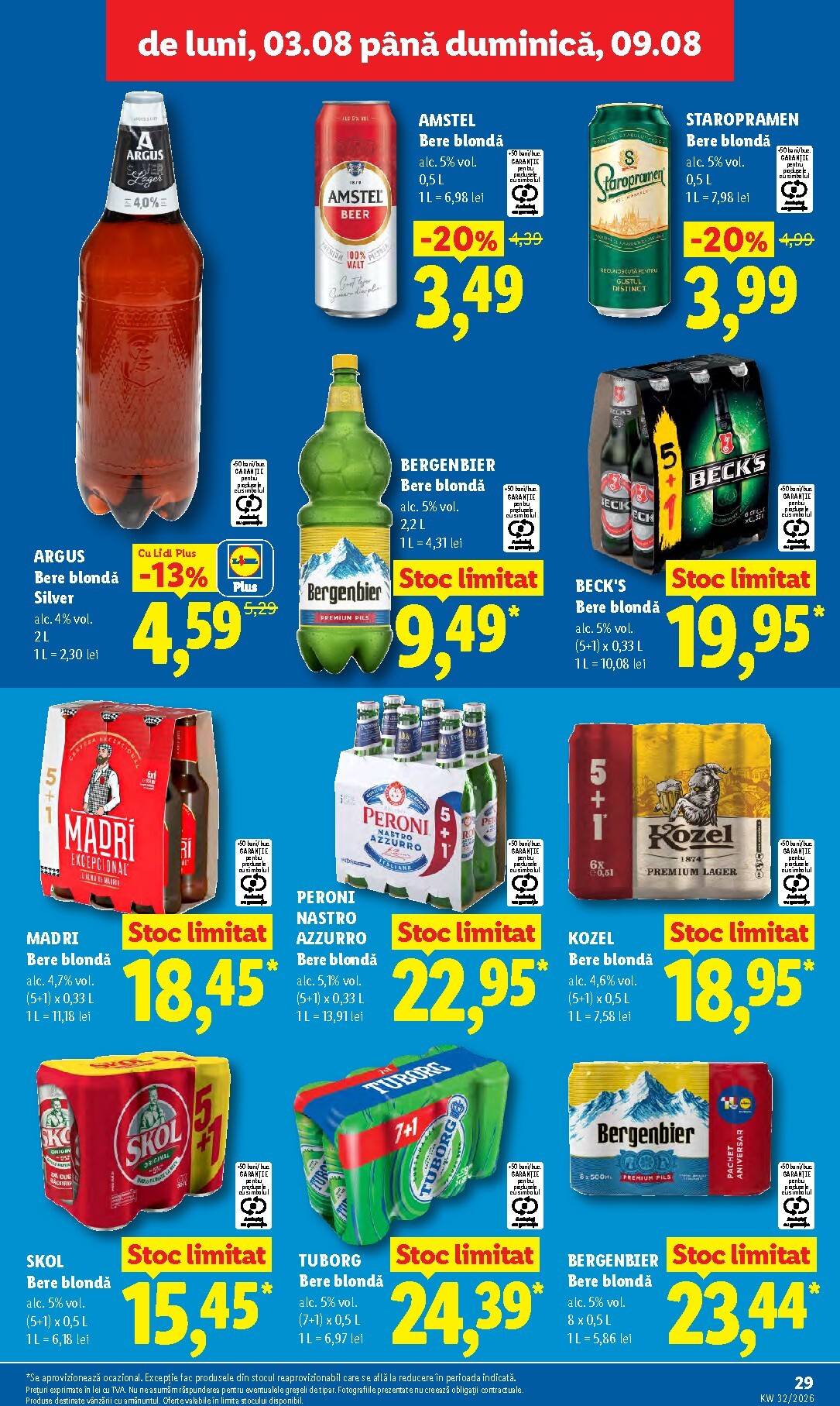 lidl - Brosura Lidl valabilă de la luni 03.08.2026 până la duminică 09.08.2026 - page: 29