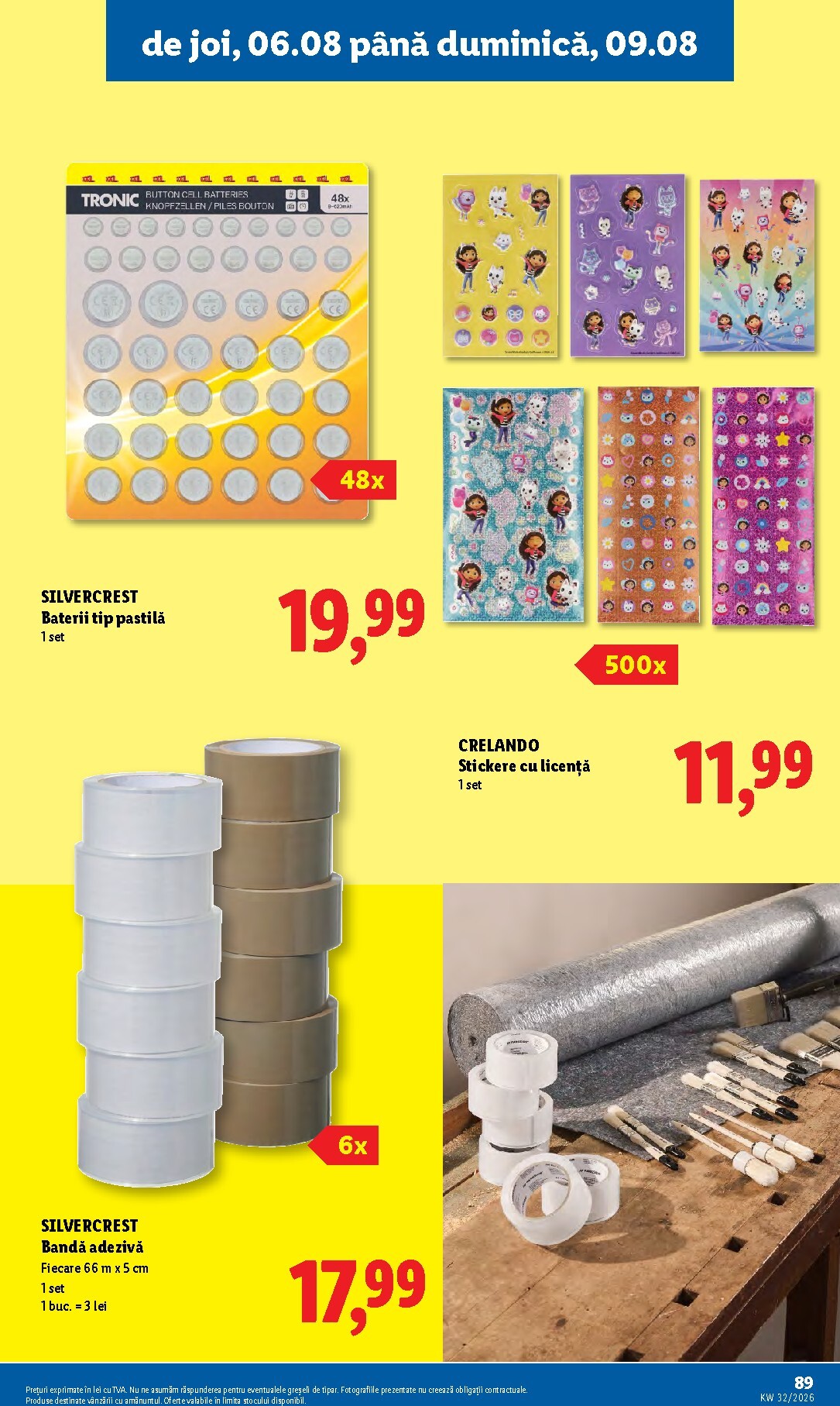 lidl - Brosura Lidl valabilă de la luni 03.08.2026 până la duminică 09.08.2026 - page: 89