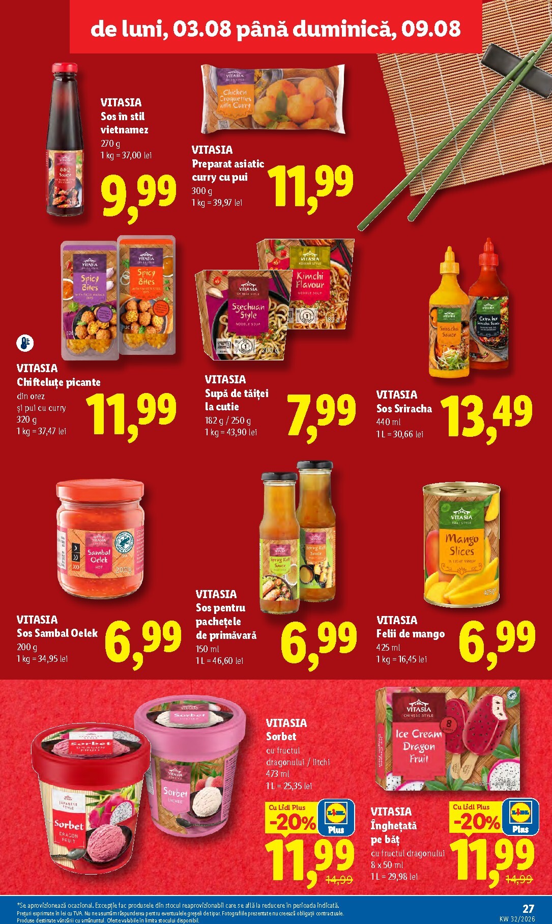 lidl - Brosura Lidl valabilă de la luni 03.08.2026 până la duminică 09.08.2026 - page: 27