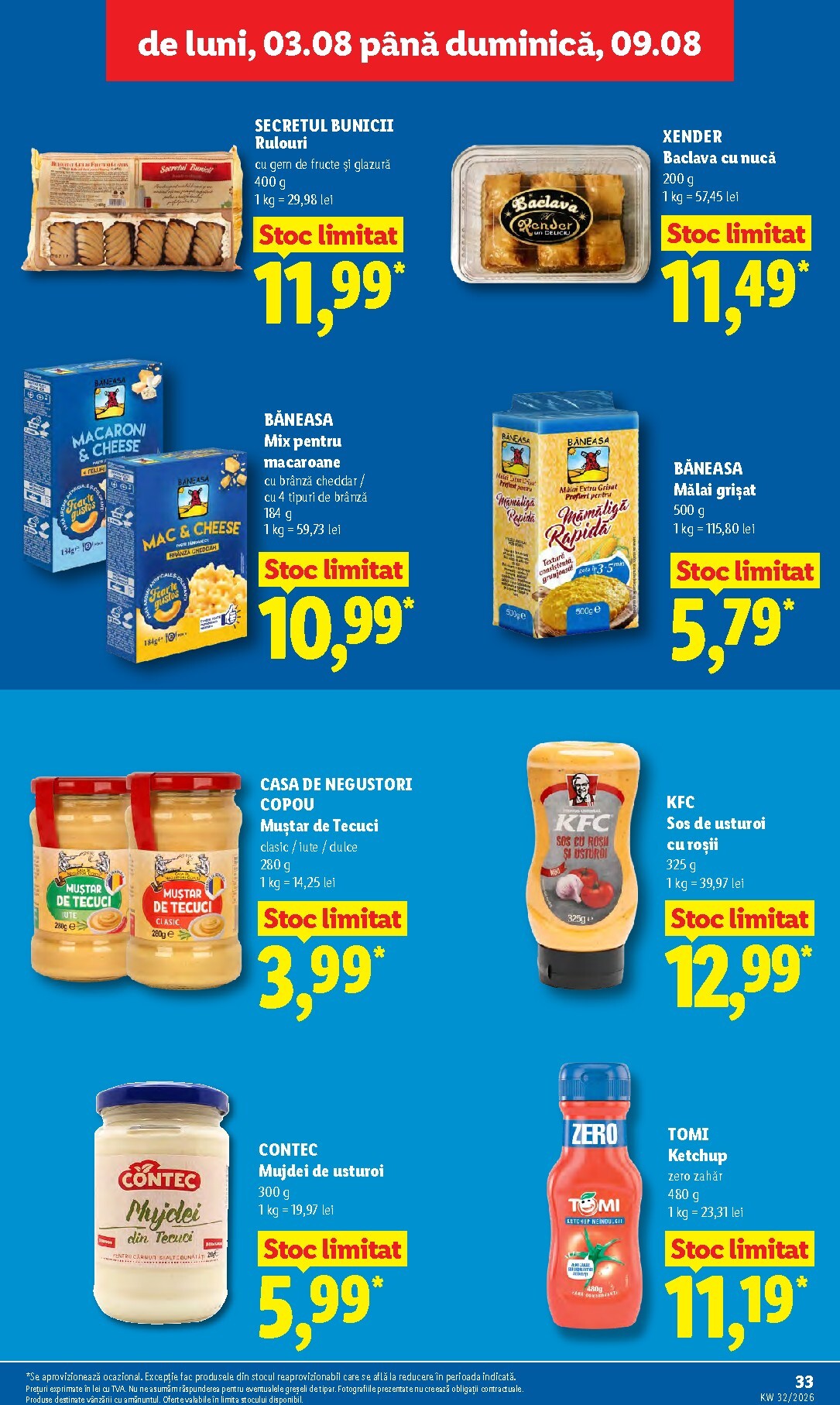 lidl - Brosura Lidl valabilă de la luni 03.08.2026 până la duminică 09.08.2026 - page: 33