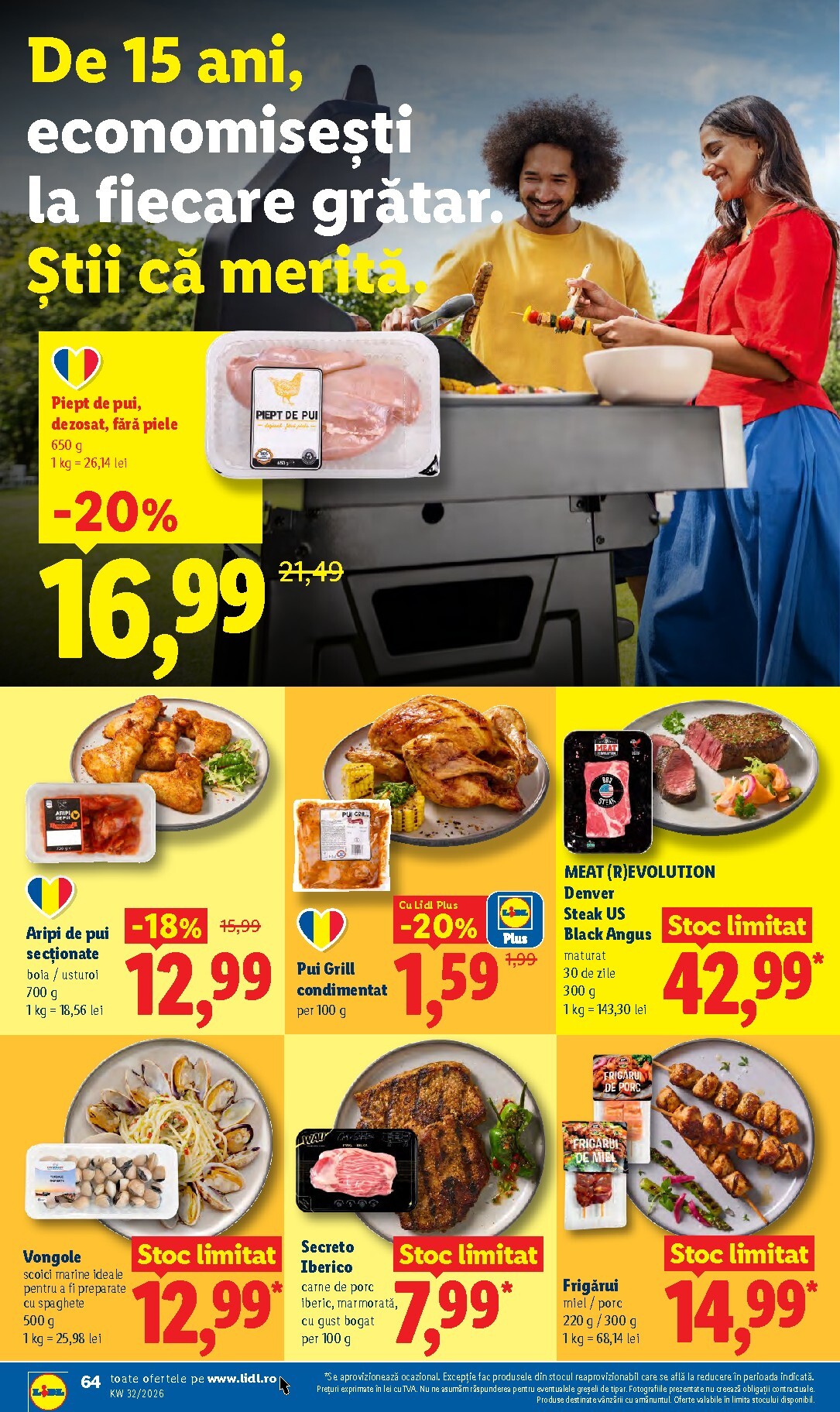 lidl - Brosura Lidl valabilă de la luni 03.08.2026 până la duminică 09.08.2026 - page: 64