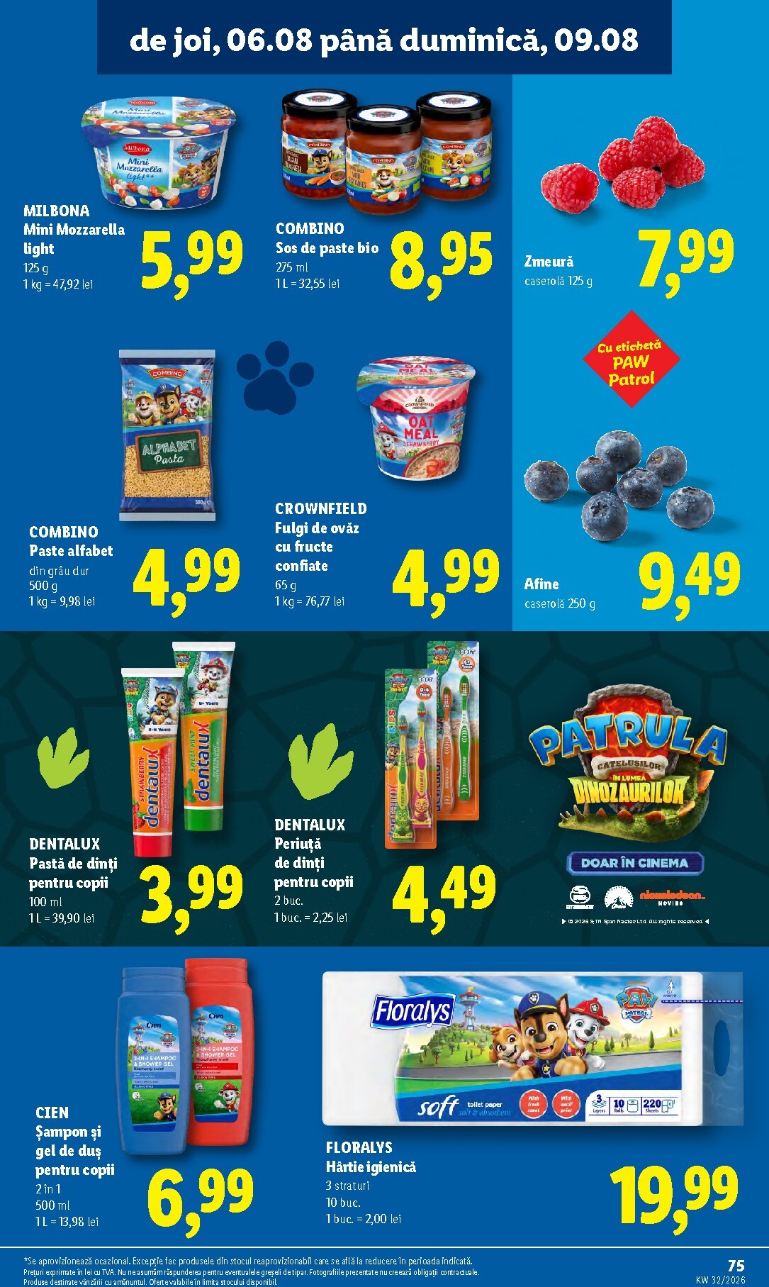 lidl - Brosura Lidl valabilă de la luni 03.08.2026 până la duminică 09.08.2026 - page: 75