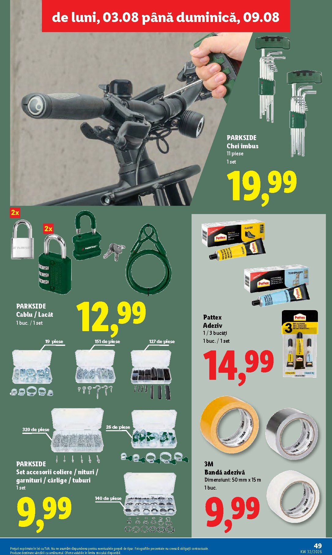 lidl - Brosura Lidl valabilă de la luni 03.08.2026 până la duminică 09.08.2026 - page: 49