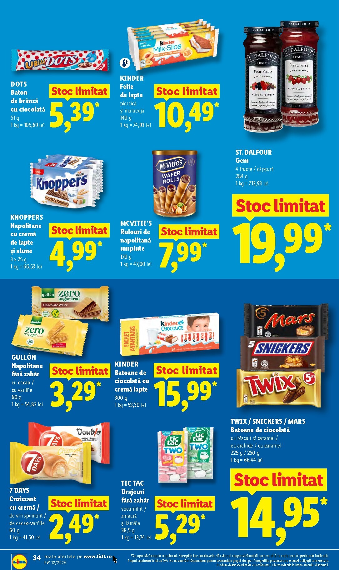 lidl - Brosura Lidl valabilă de la luni 03.08.2026 până la duminică 09.08.2026 - page: 34