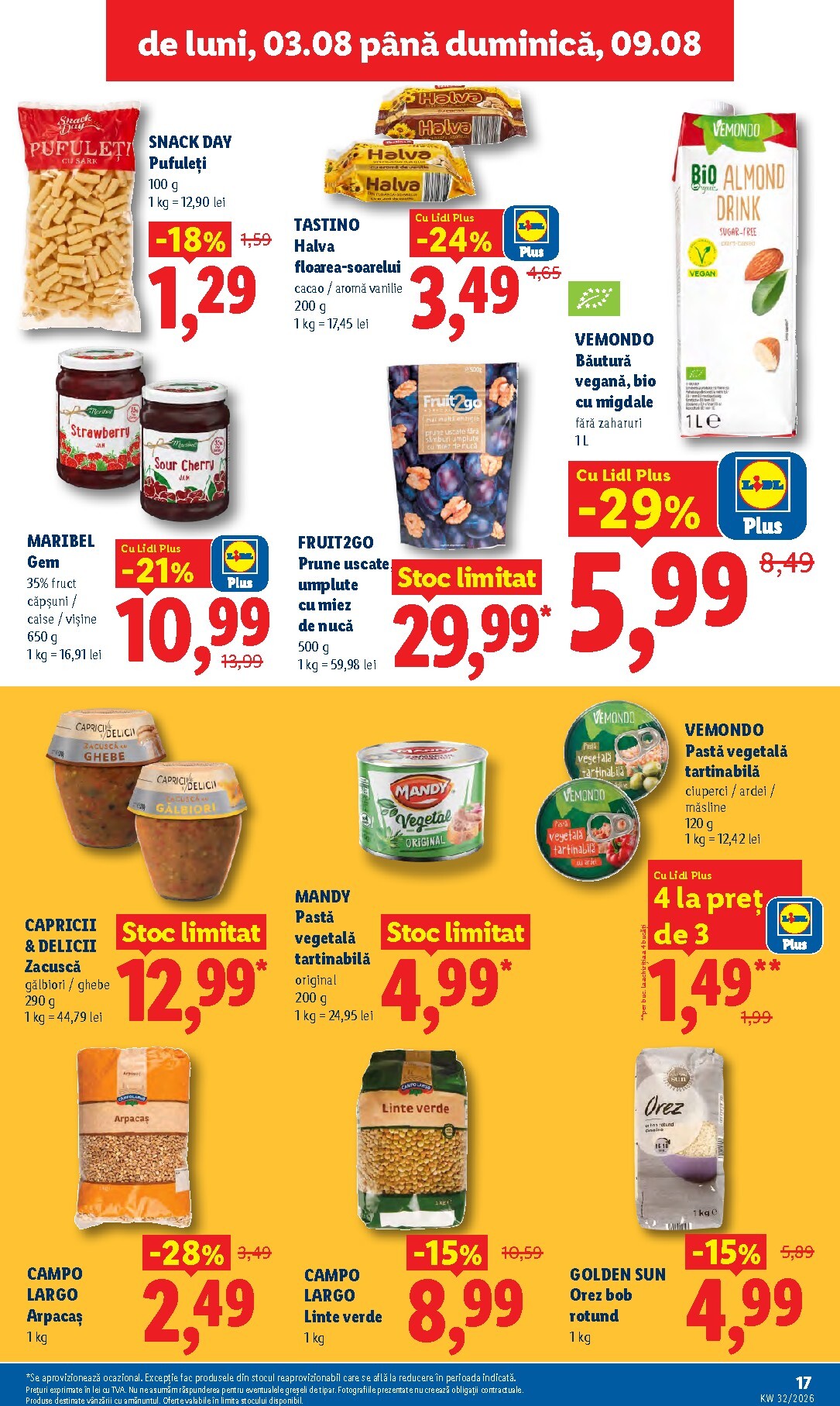 lidl - Brosura Lidl valabilă de la luni 03.08.2026 până la duminică 09.08.2026 - page: 17