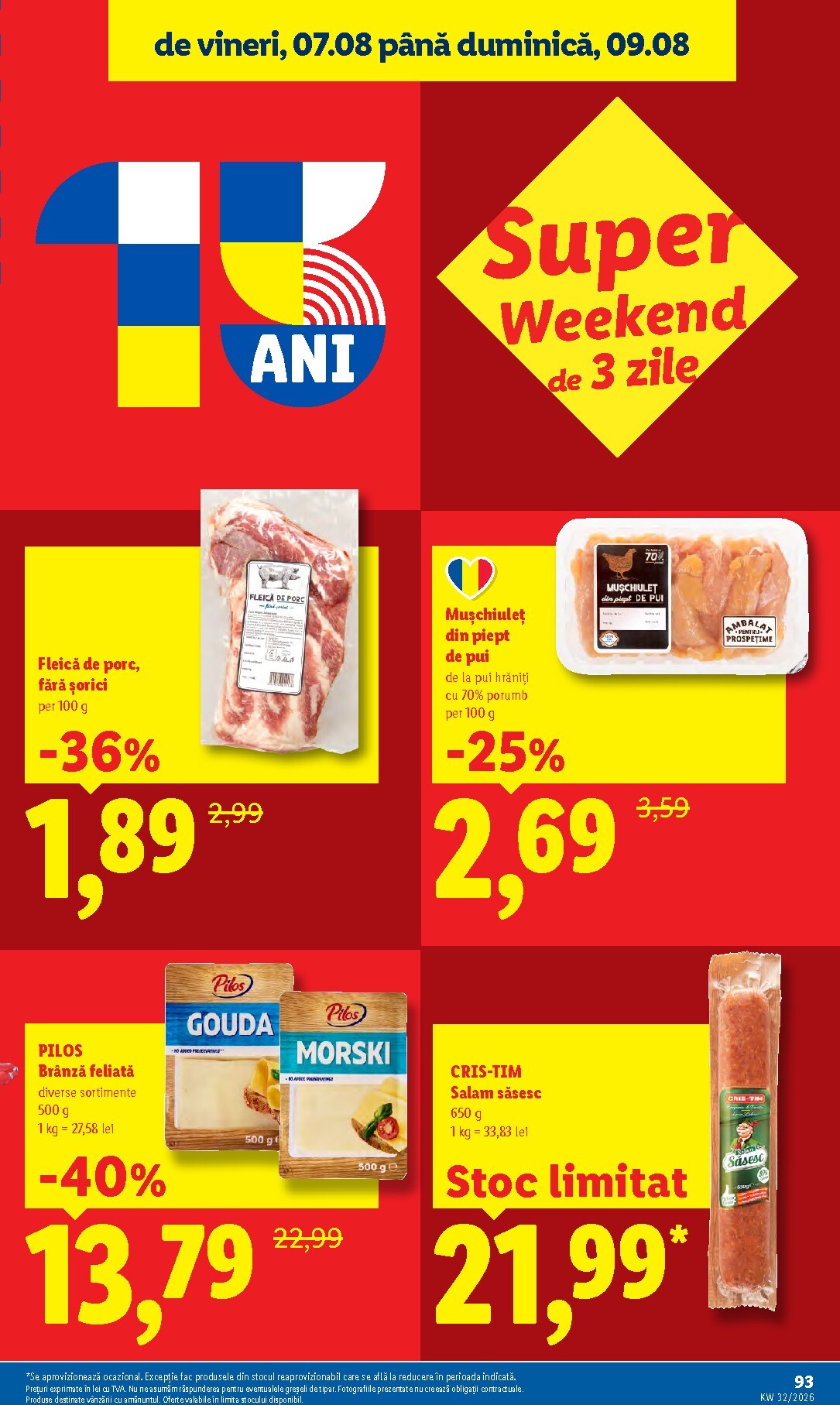 lidl - Brosura Lidl valabilă de la luni 03.08.2026 până la duminică 09.08.2026 - page: 93
