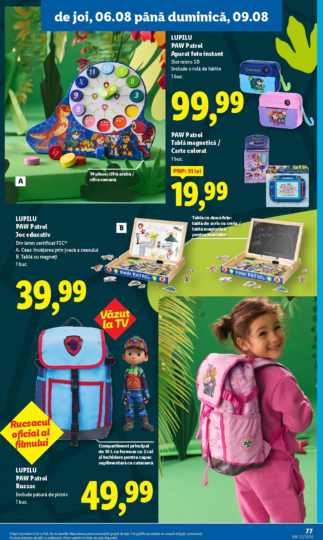 lidl - Brosura Lidl valabilă de la luni 03.08.2026 până la duminică 09.08.2026 - page: 77