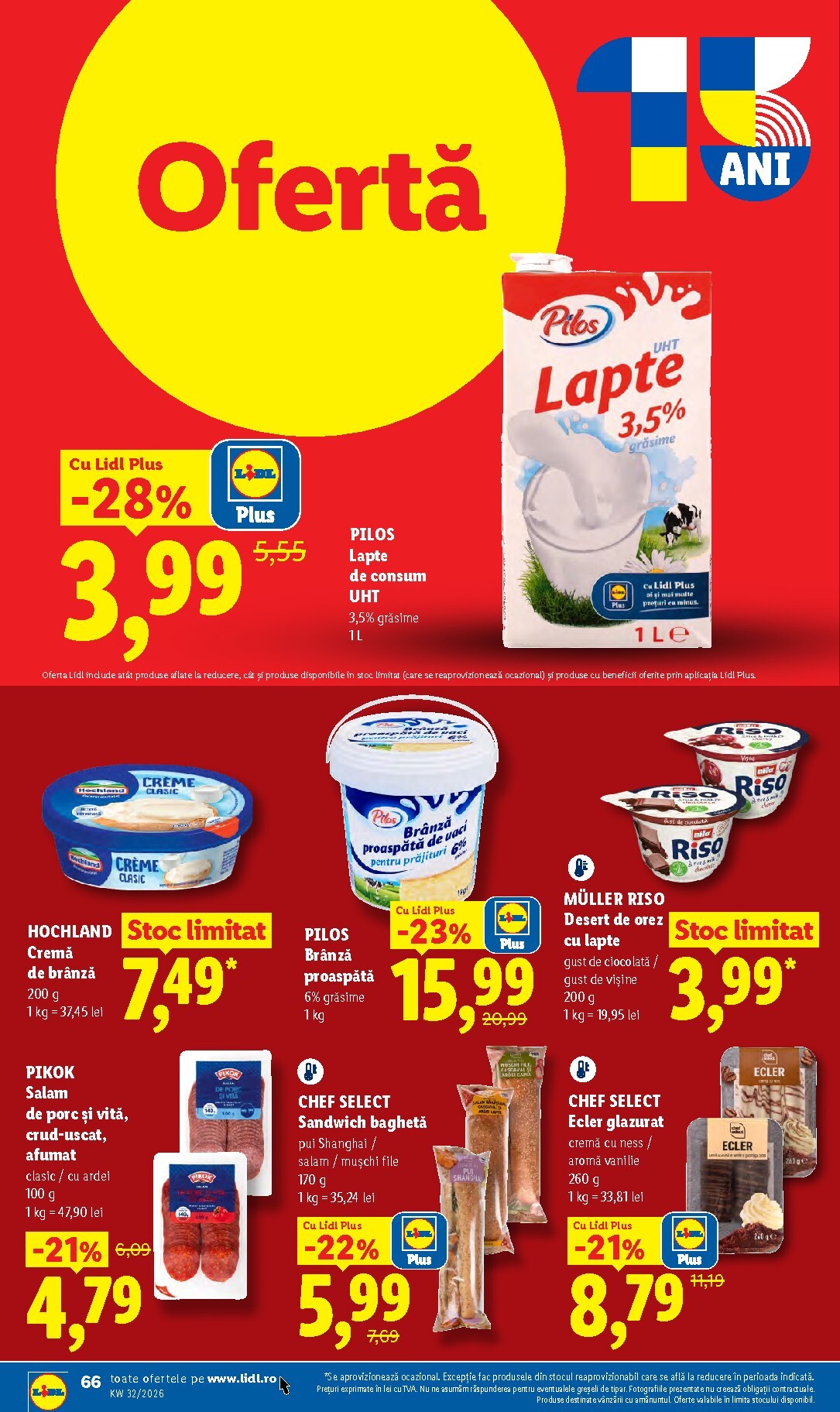 lidl - Brosura Lidl valabilă de la luni 03.08.2026 până la duminică 09.08.2026 - page: 66