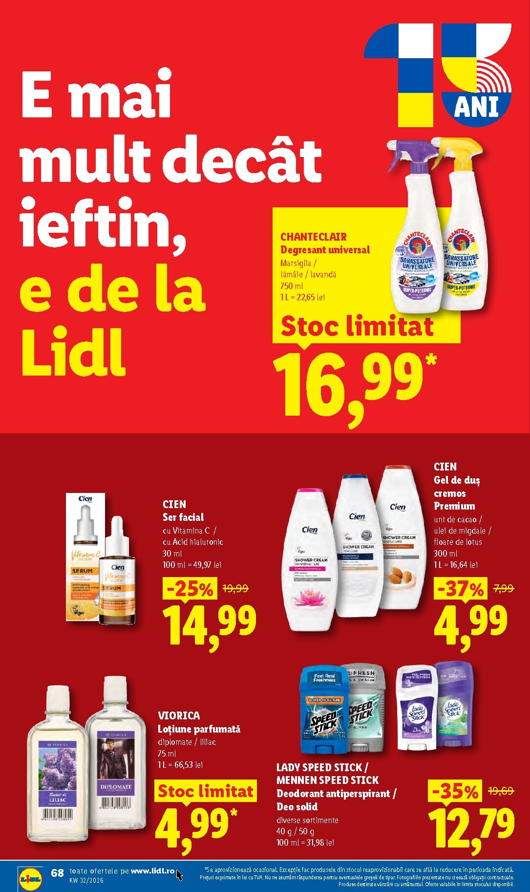 lidl - Brosura Lidl valabilă de la luni 03.08.2026 până la duminică 09.08.2026 - page: 68