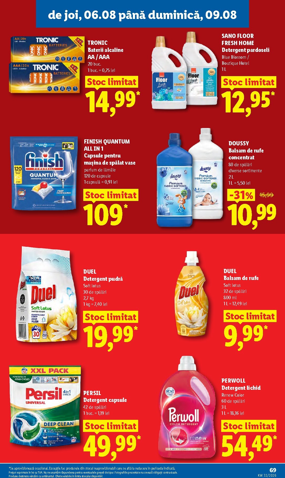 lidl - Brosura Lidl valabilă de la luni 03.08.2026 până la duminică 09.08.2026 - page: 69