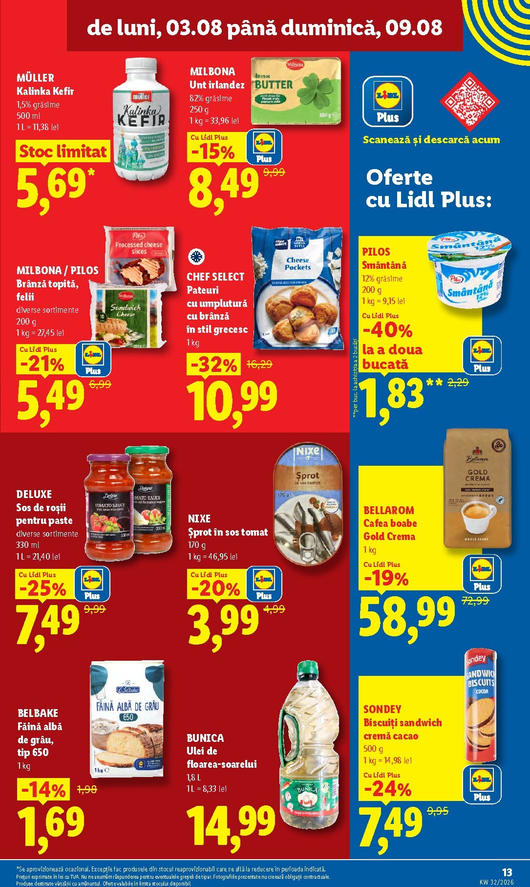 lidl - Brosura Lidl valabilă de la luni 03.08.2026 până la duminică 09.08.2026 - page: 13