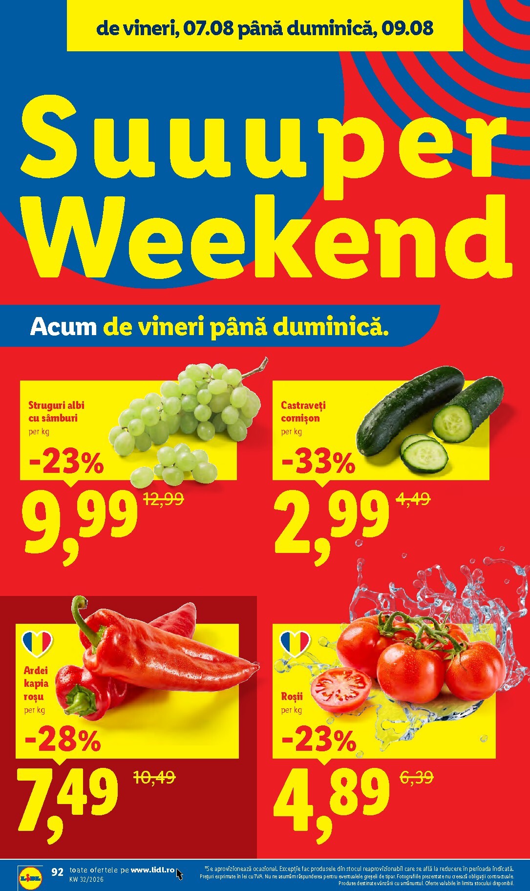 lidl - Brosura Lidl valabilă de la luni 03.08.2026 până la duminică 09.08.2026 - page: 92