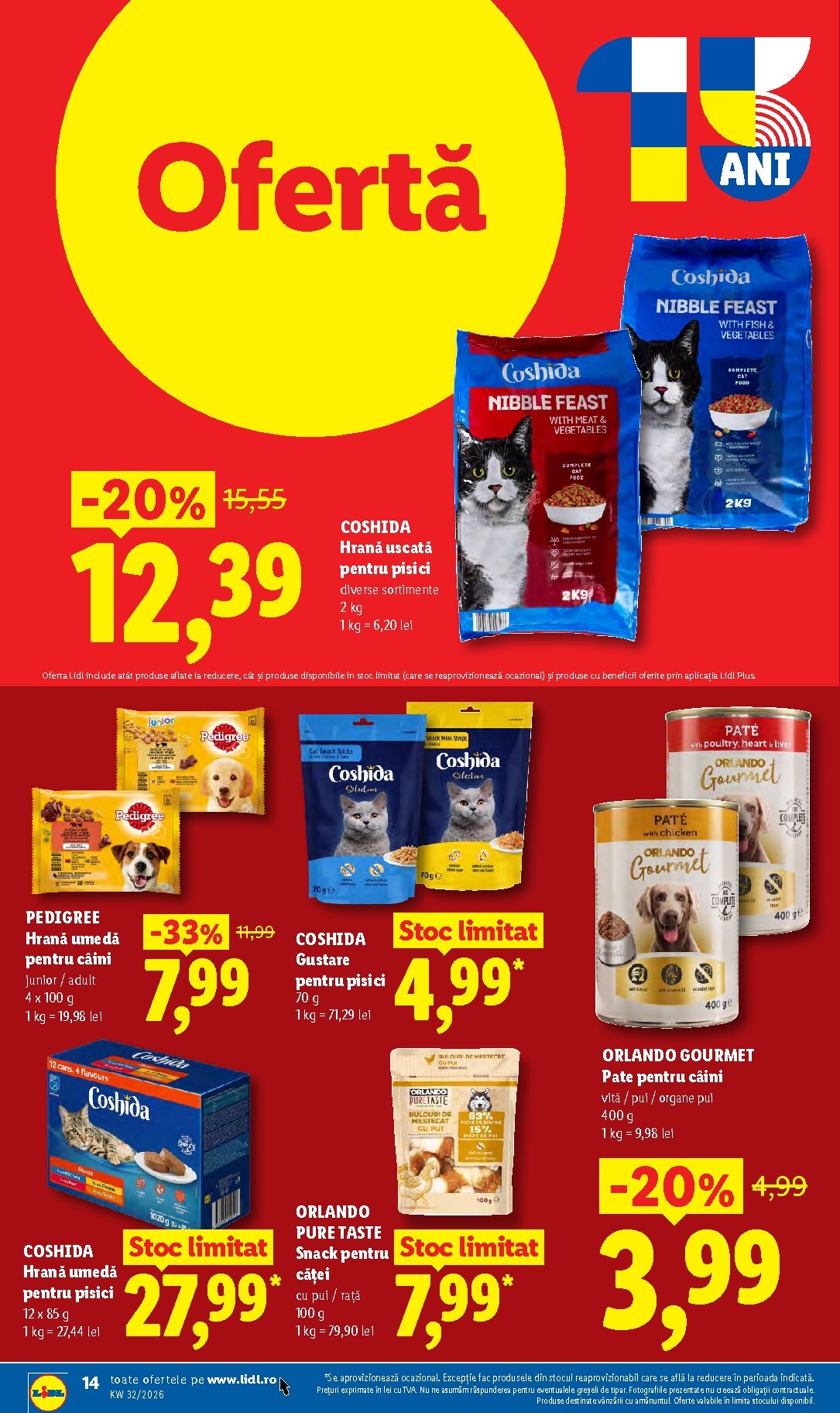 lidl - Brosura Lidl valabilă de la luni 03.08.2026 până la duminică 09.08.2026 - page: 14