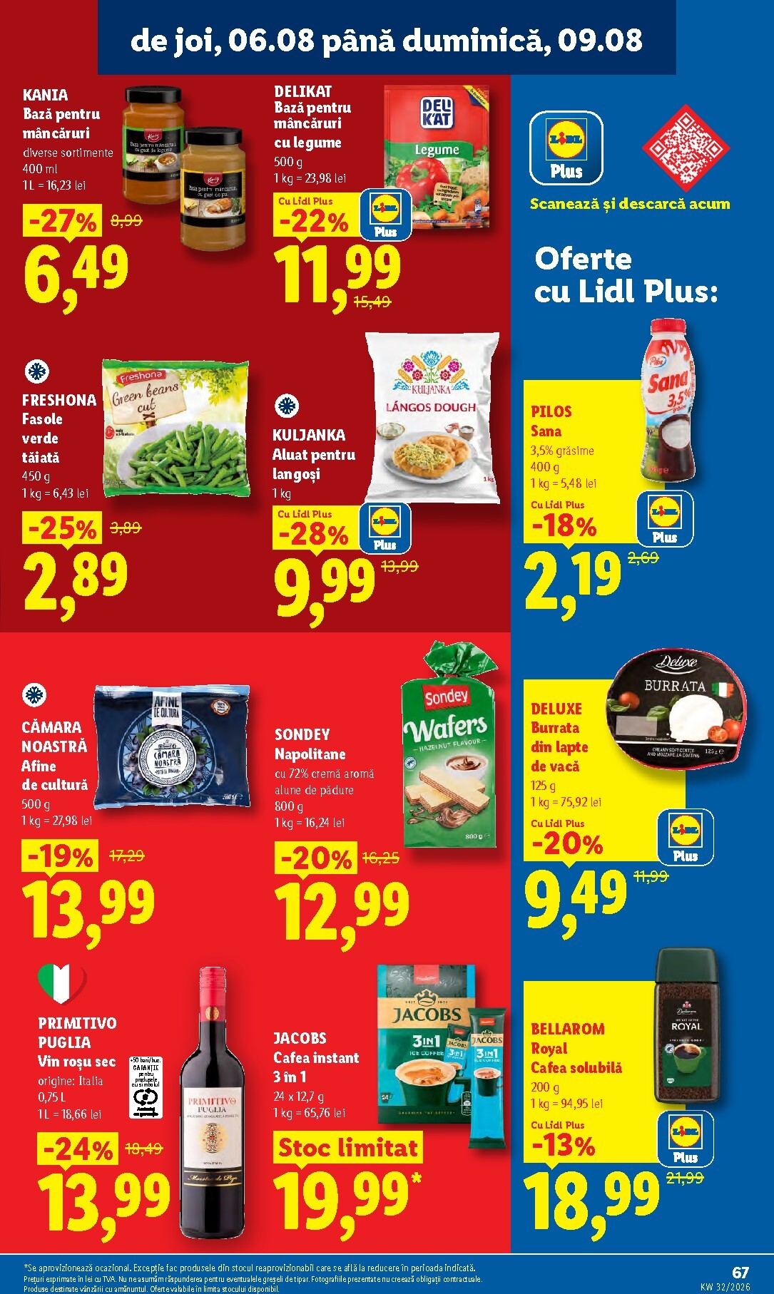 lidl - Brosura Lidl valabilă de la luni 03.08.2026 până la duminică 09.08.2026 - page: 67