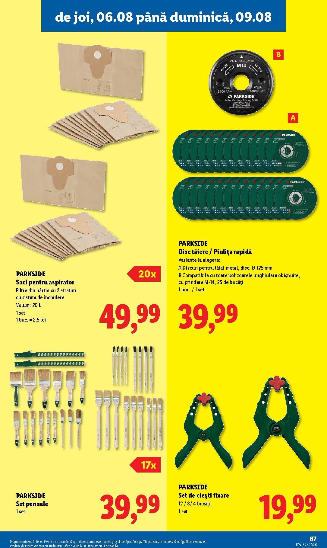 lidl - Brosura Lidl valabilă de la luni 03.08.2026 până la duminică 09.08.2026 - page: 87