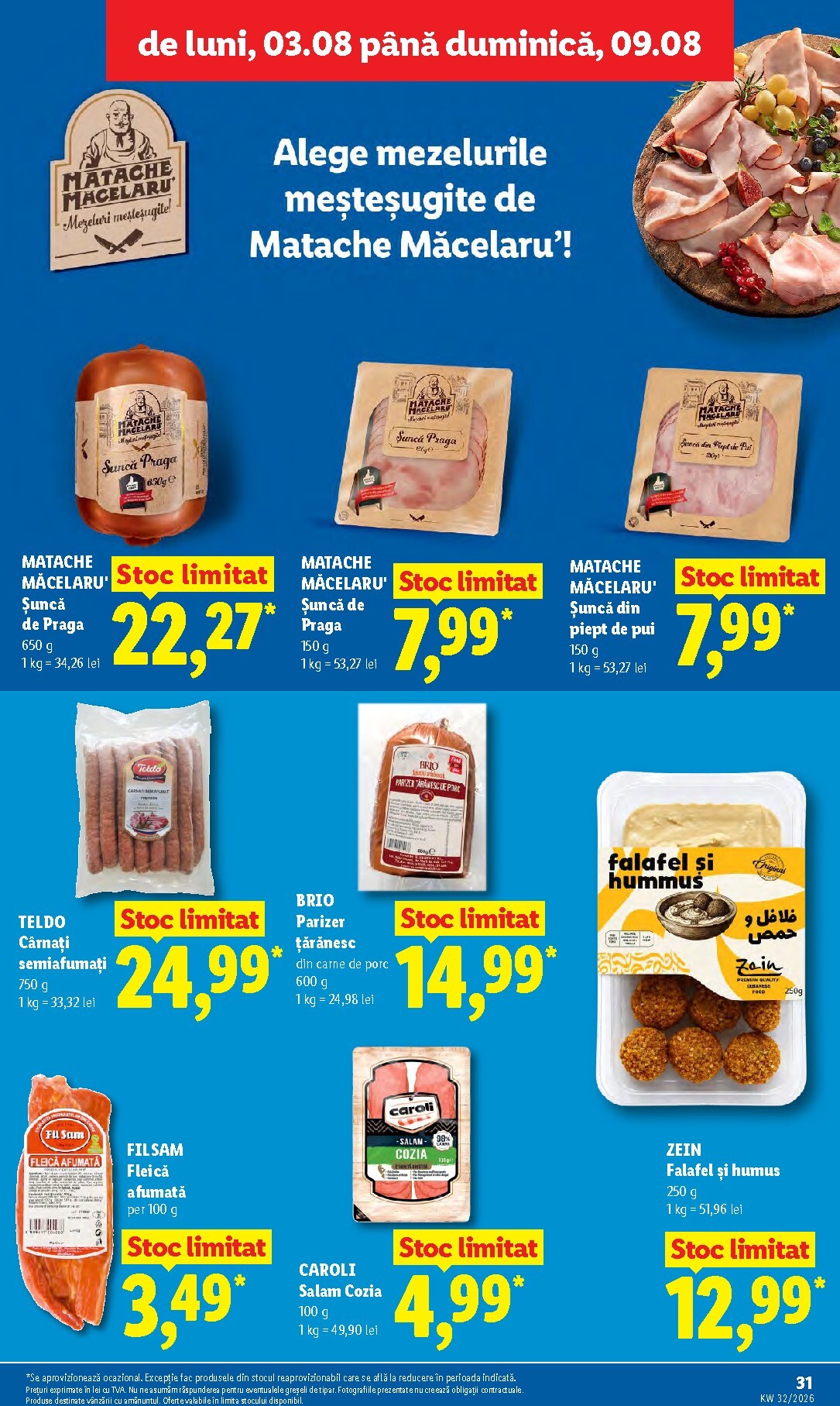 lidl - Brosura Lidl valabilă de la luni 03.08.2026 până la duminică 09.08.2026 - page: 31