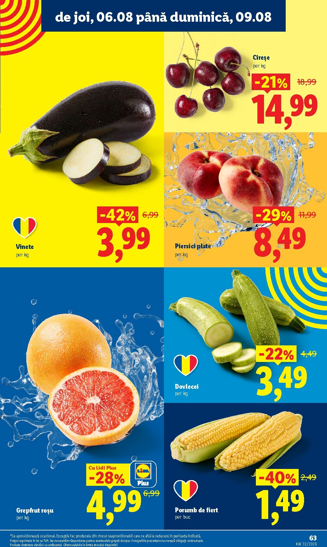 lidl - Brosura Lidl valabilă de la luni 03.08.2026 până la duminică 09.08.2026 - page: 63