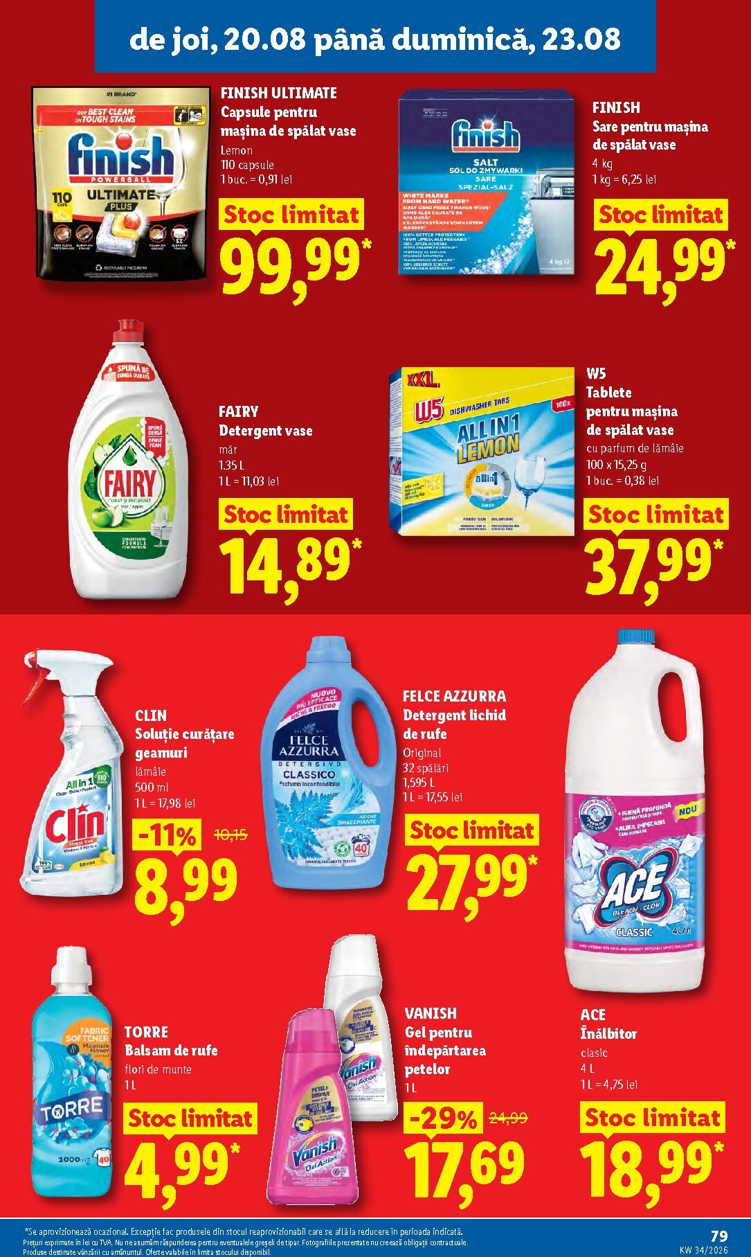 lidl - Lidl pliante pentru săptămâna viitoare de la luni 17.08.2026 până la duminică 23.08.2026 - page: 79