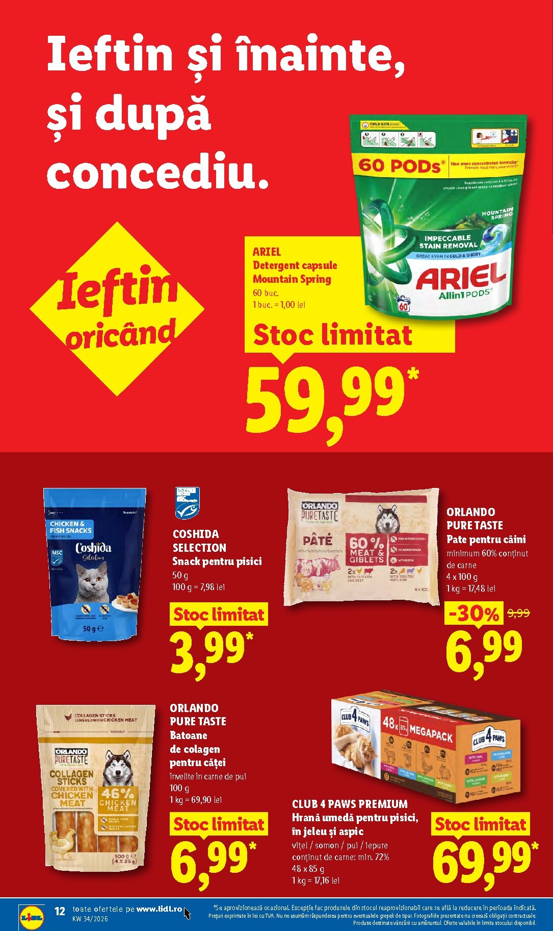 lidl - Lidl pliante pentru săptămâna viitoare de la luni 17.08.2026 până la duminică 23.08.2026 - page: 12